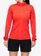 Džemperis moterims Columbia Essential Hike Grid Fleece Full Zip - poppy red