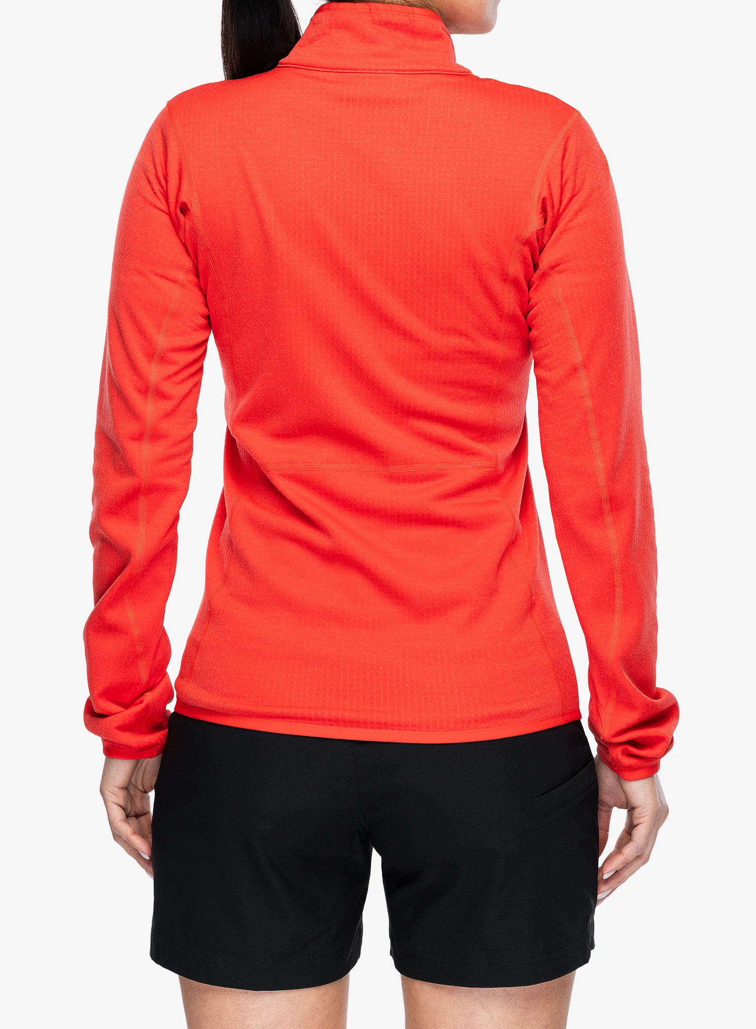Džemperis moterims Columbia Essential Hike Grid Fleece Full Zip - poppy red