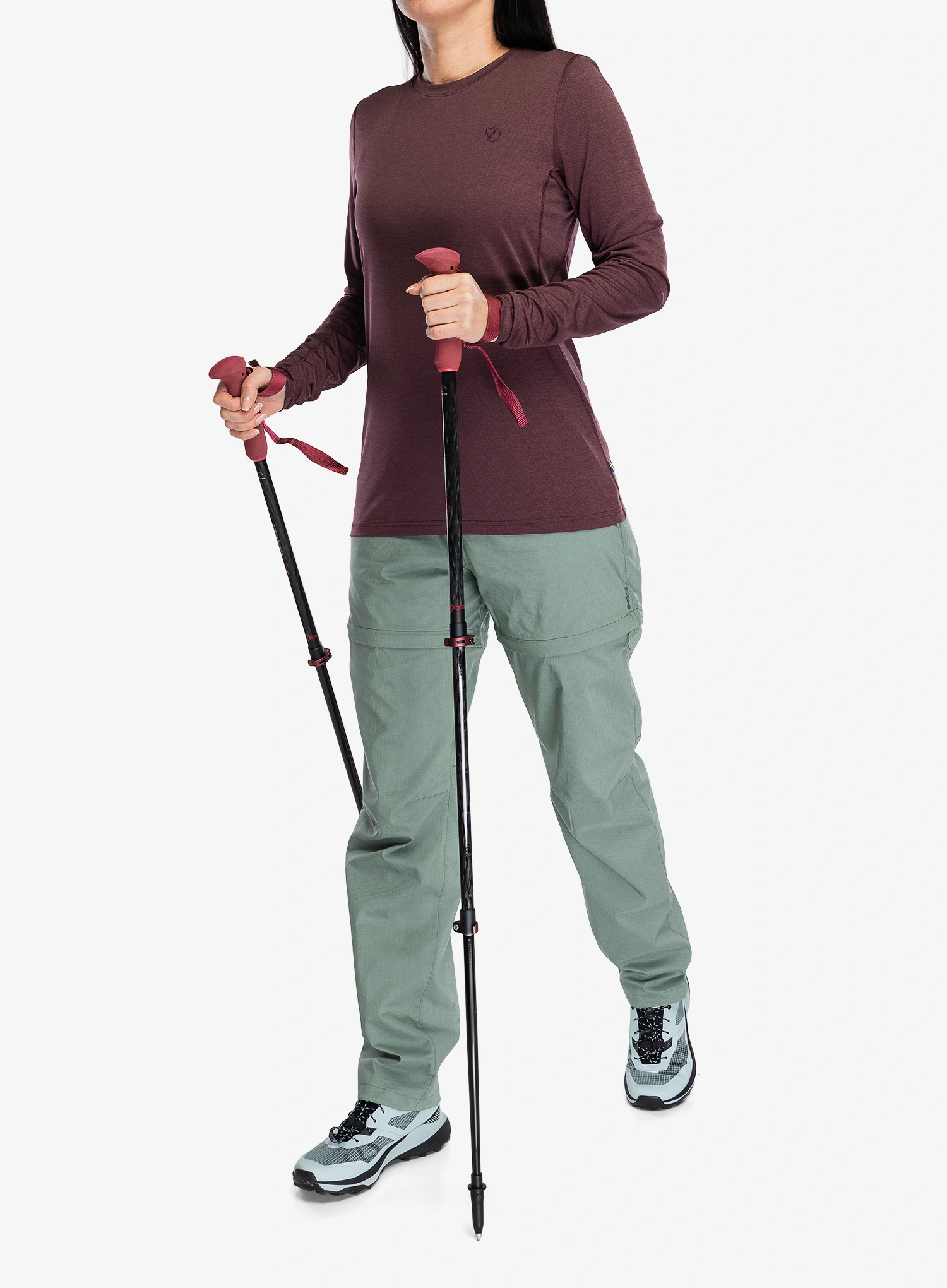 Džemperis moterims Fjallraven Abisko Day Hike LS - port