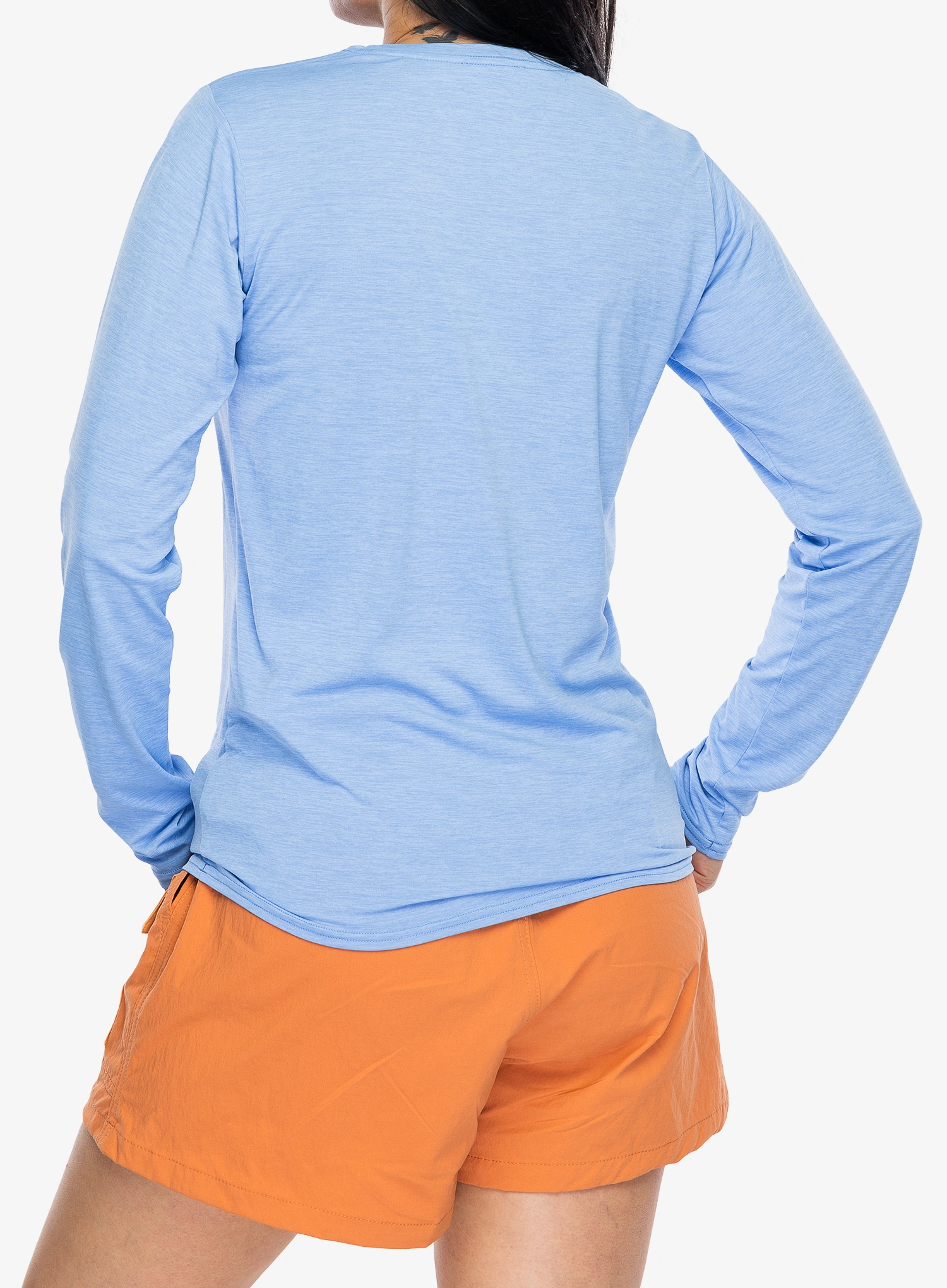 Džemperis moterims Patagonia L/S Cap Cool Daily Graphic Shirt Lands - trailseekers/abundant blue