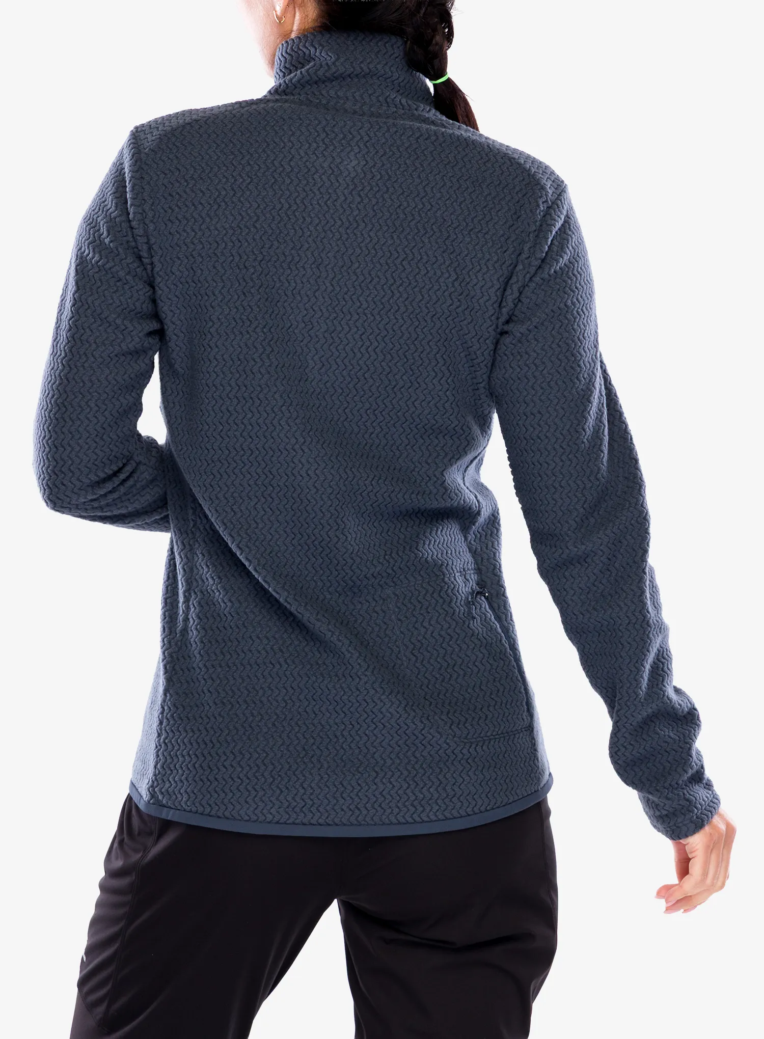 Džemperis moterims Patagonia R1 Air Zip Neck - smolder blue