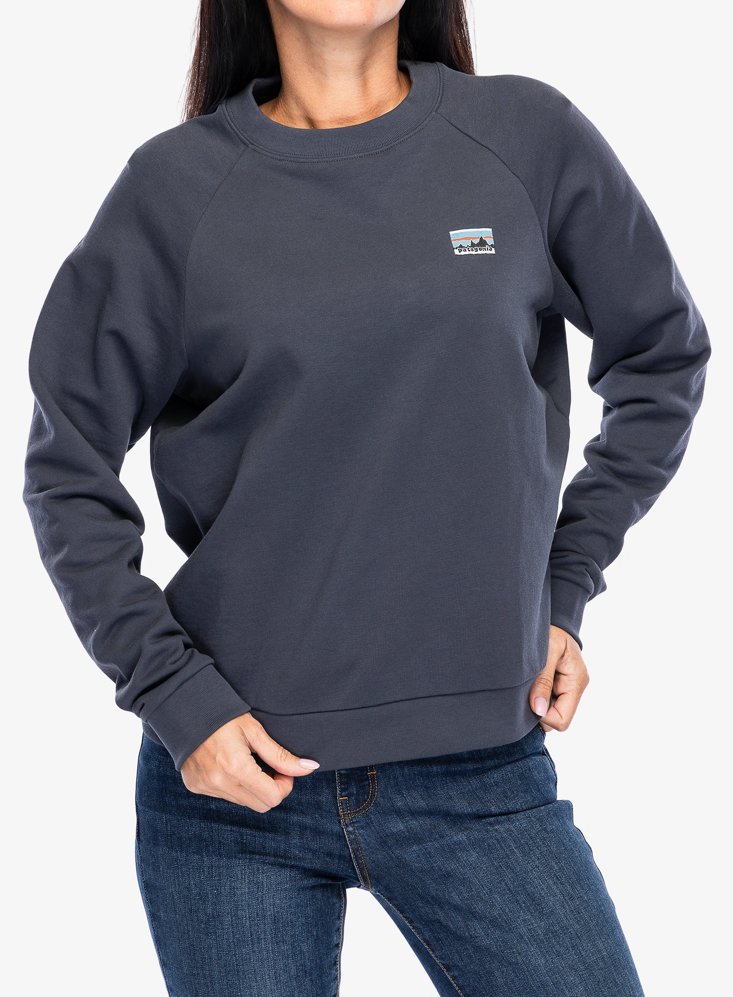 Džemperis moterims Patagonia Regenerative Organic Certified Cotton Essential Top - smolder blue