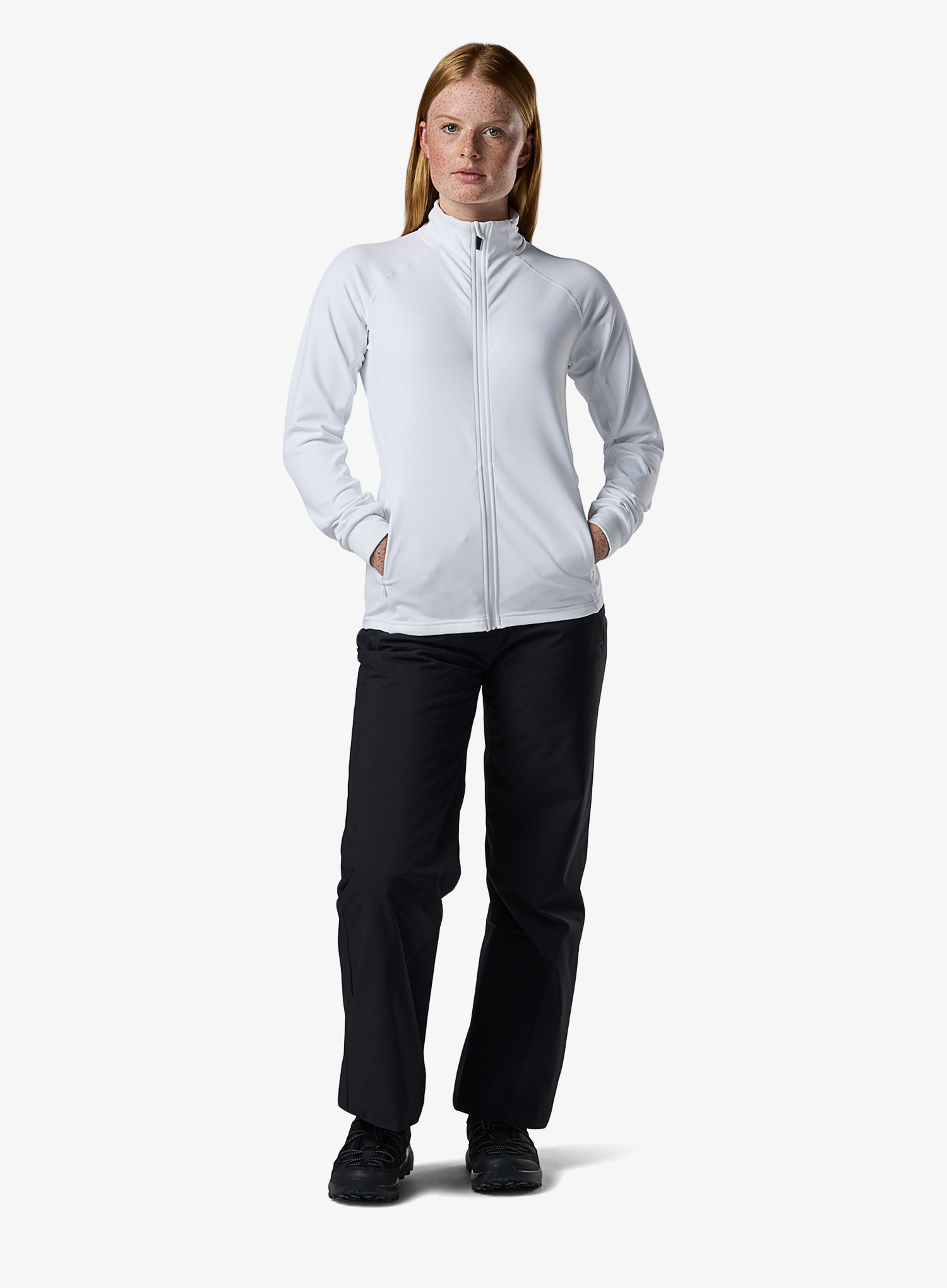 Džemperis moterims Rossignol Mid Layer Full-Zip Thin Jacket - white