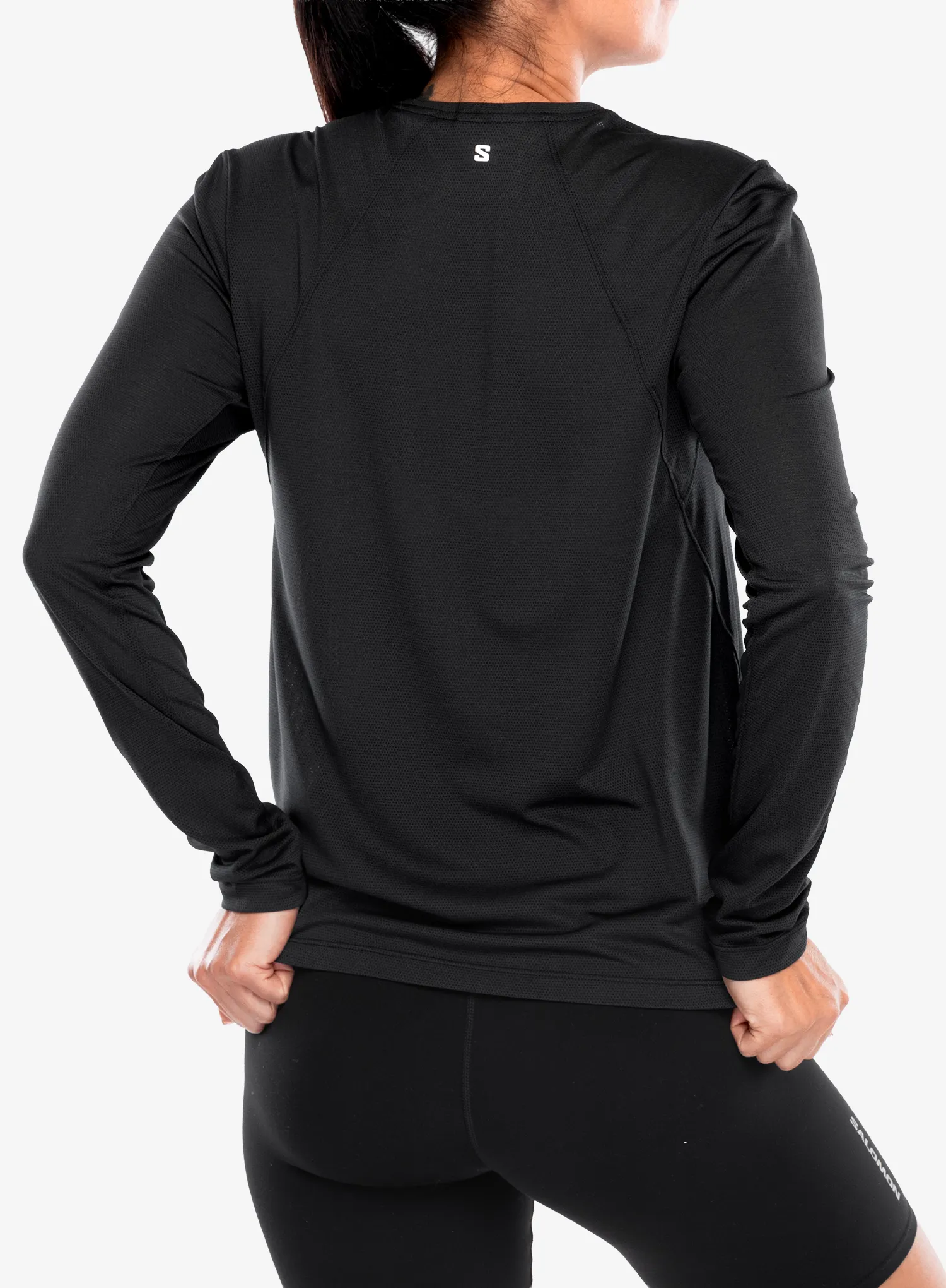 Džemperis moterims Salomon Shkout Core LS Tee - deep black