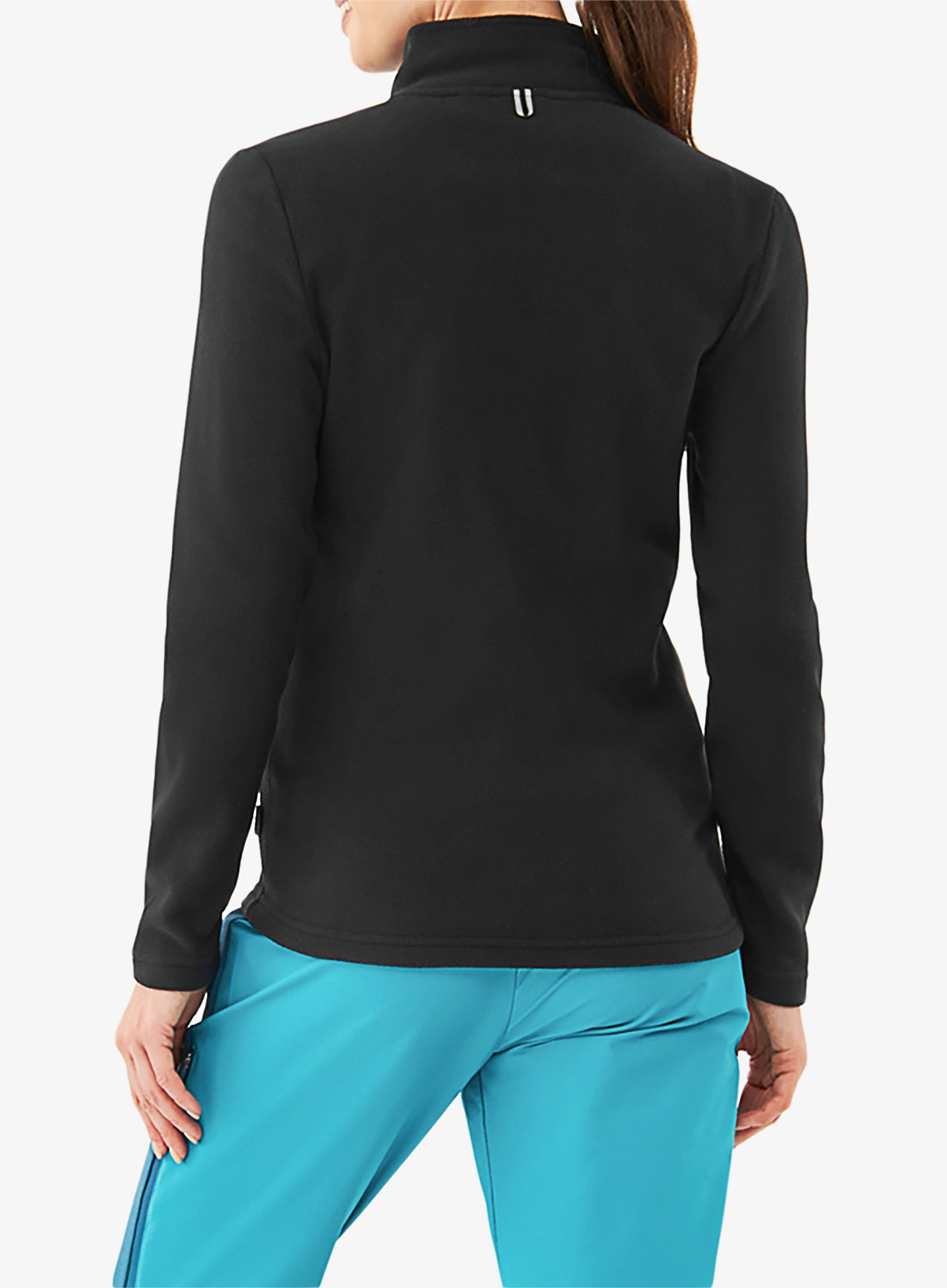 Džemperis moterims Viking Midlayer Fleece Tesero Polartec - black