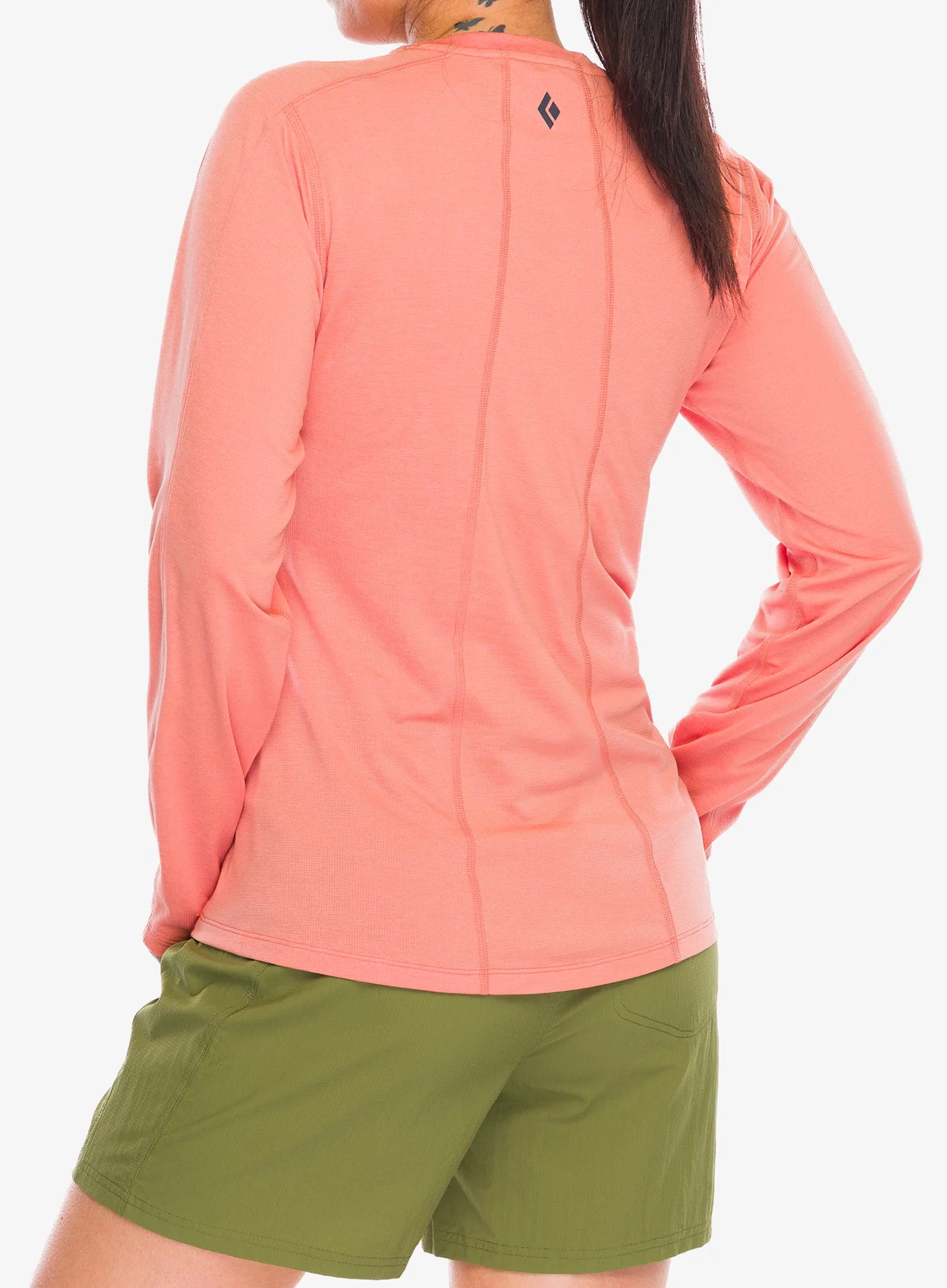 Džemperis moterims Black Diamond Lightwire L/S Tee - himalayan salt