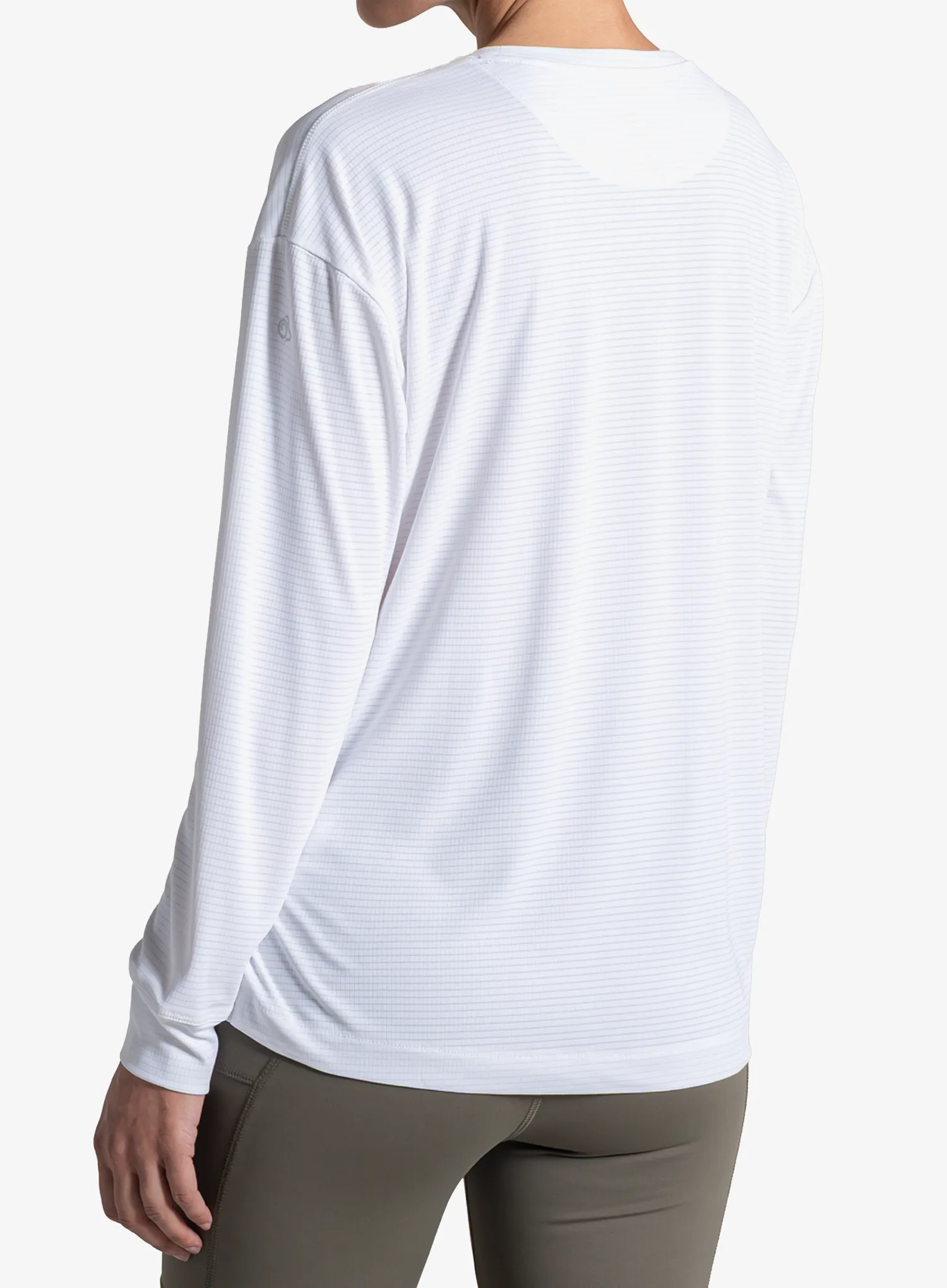 Džemperis moterims Craghoppers NosiLife SolarShield+ Long Sleeved T-Shirt - white