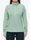 Džemperis moterims Fjallraven Abisko Lite Fleece Half Zip - misty green