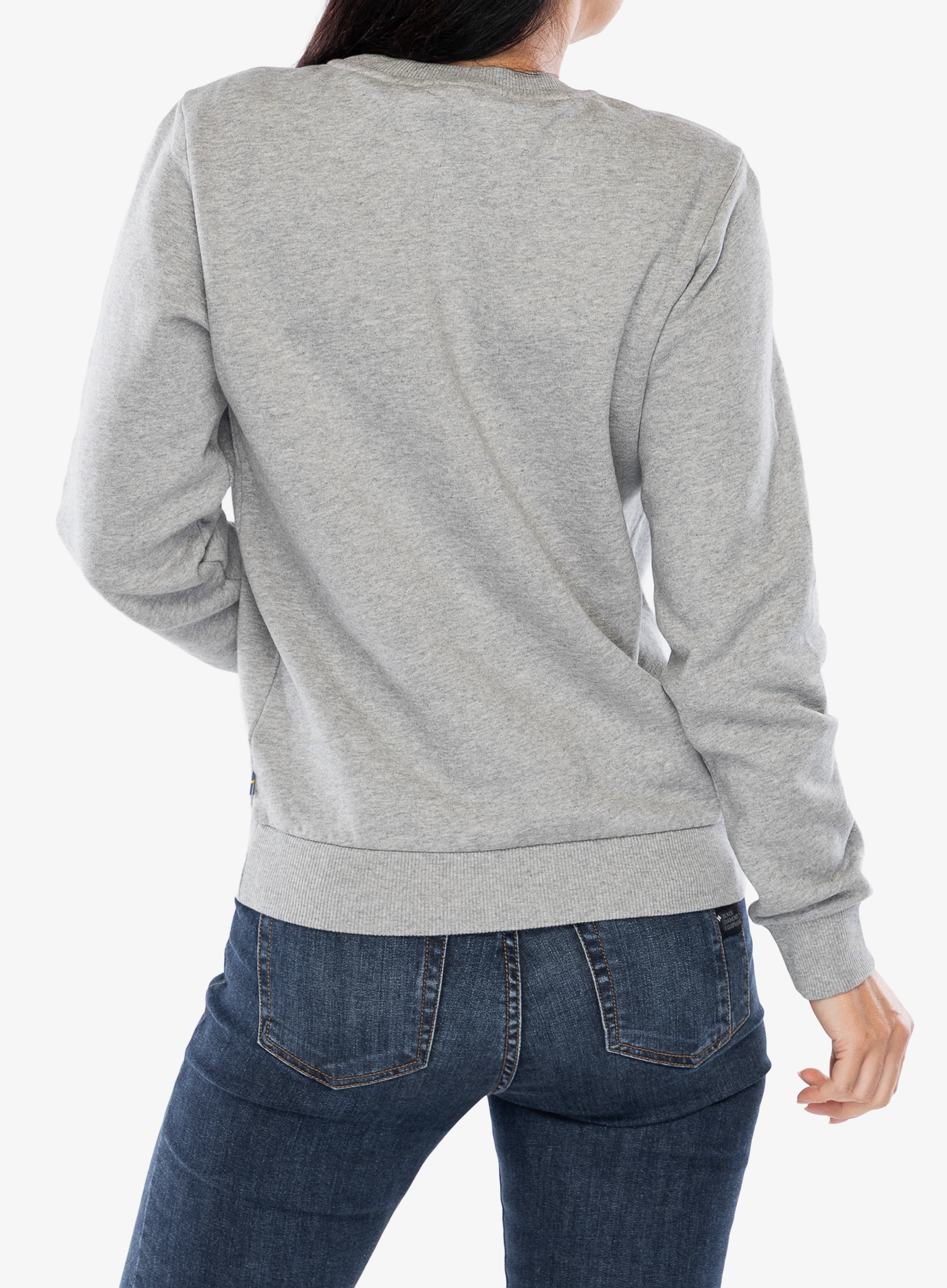 Džemperis moterims Fjallraven Logo Sweater - grey melange