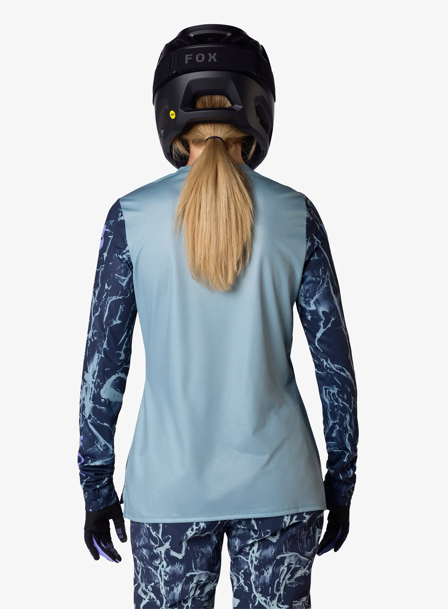 Džemperis moterims Fox Ranger LS Jersey Img Print - arctic blue