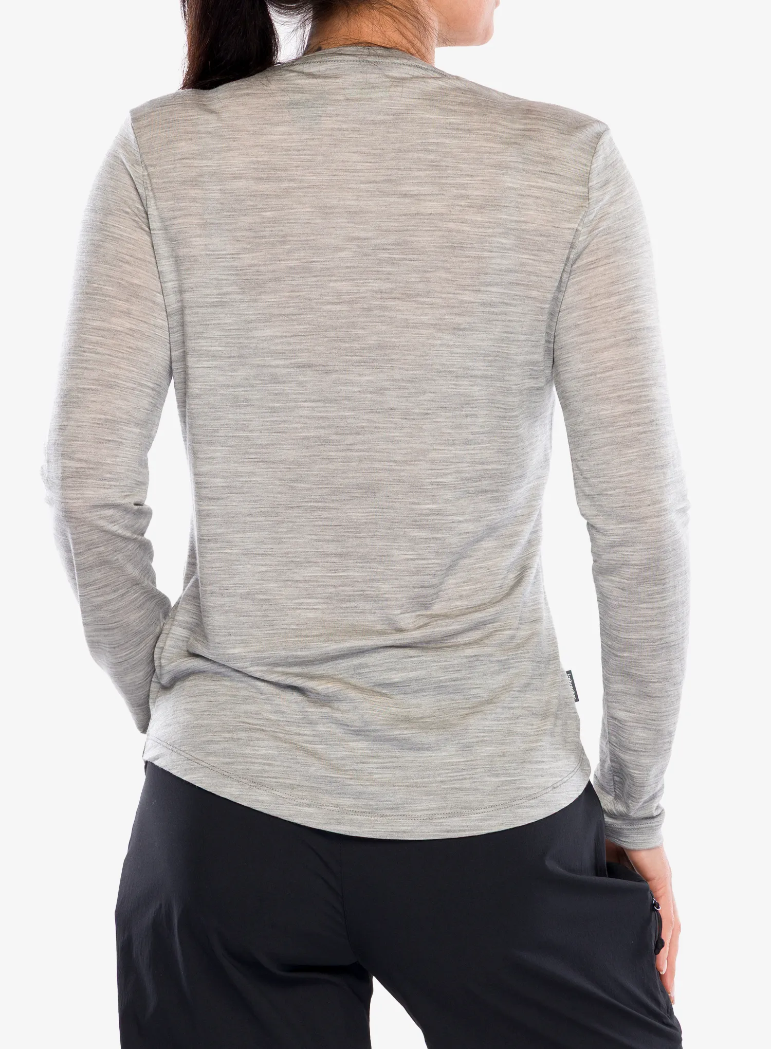 Džemperis moterims Icebreaker Merino 125 Cool-Lite Sphere III LS Tee - metro hthr