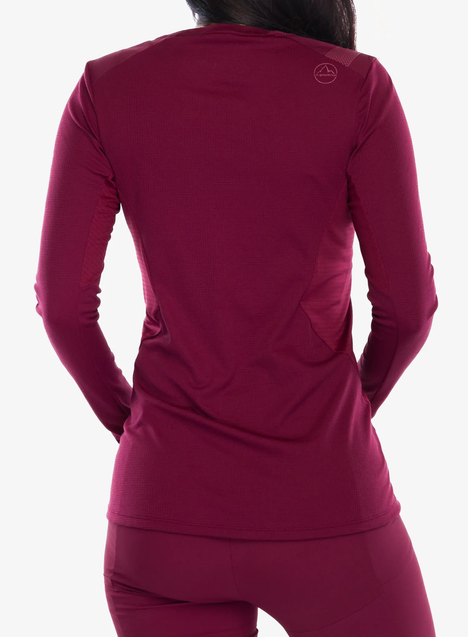 Džemperis moterims La Sportiva Beyond Longsleeve - redwood/chalk