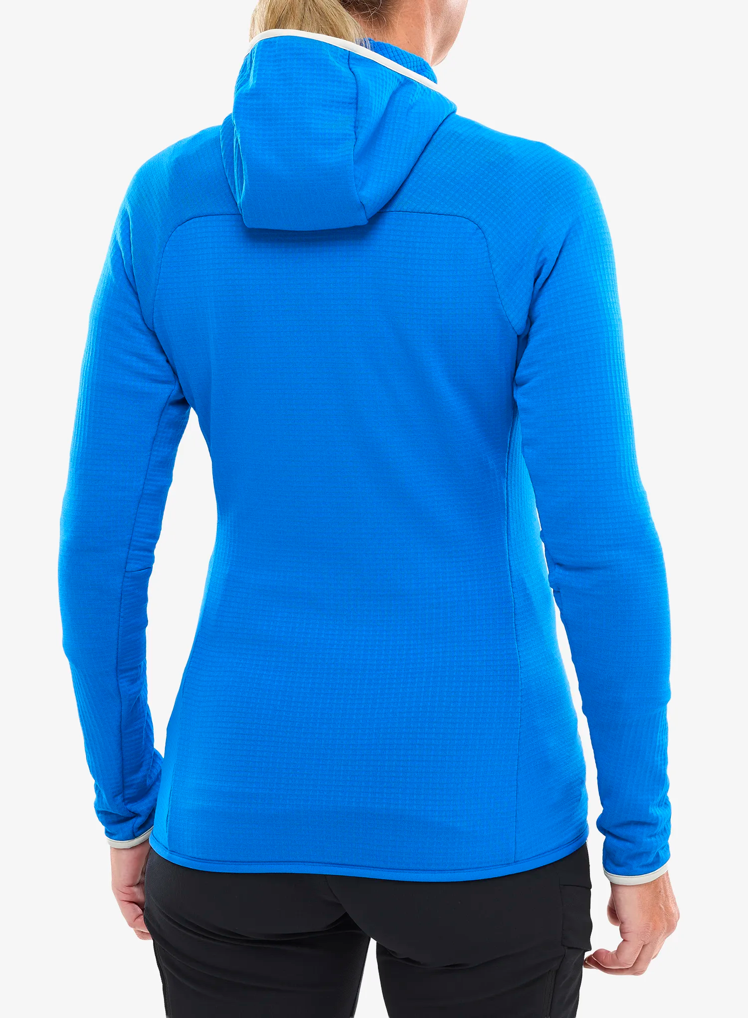 Džemperis moterims Millet Fusion Grid Hoodie - icon blue