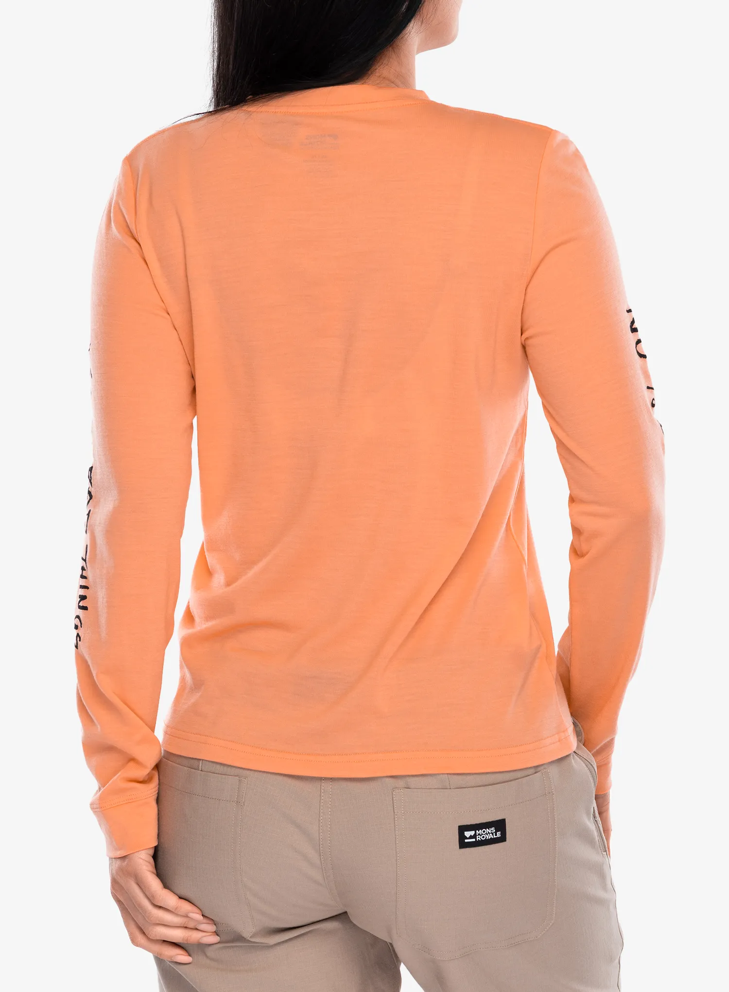 Džemperis moterims Mons Royale Icon Relaxed LS - punch