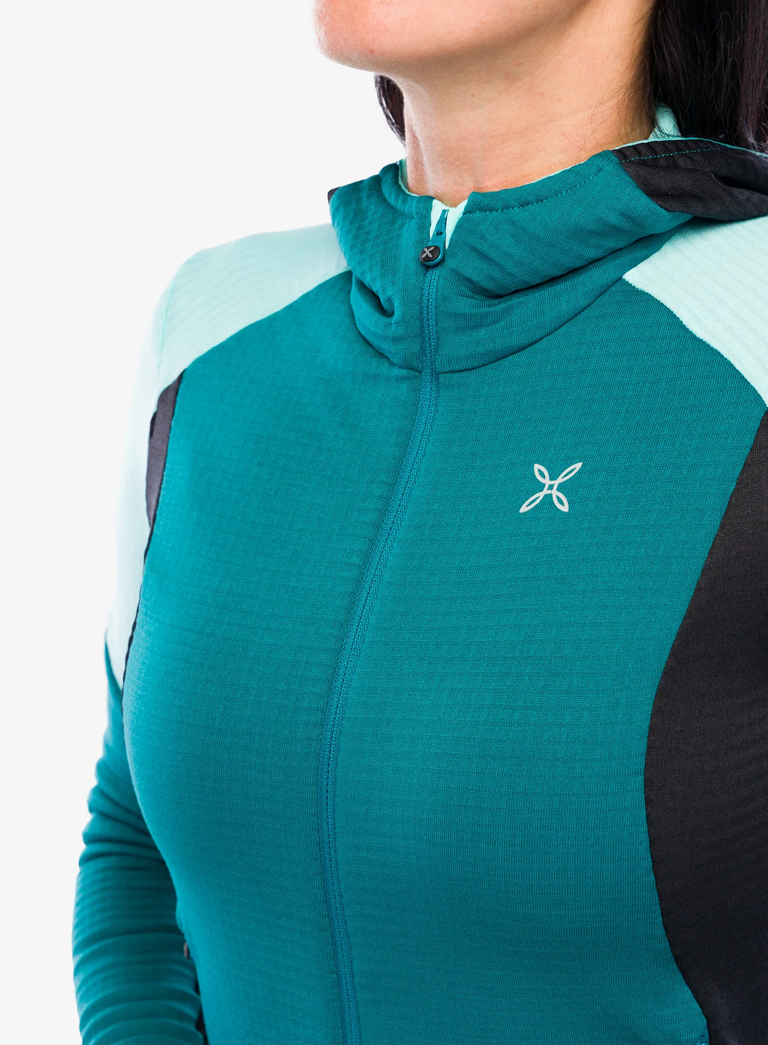 Džemperis moterims Montura Stretch Color Hoody Jacket - baltic/ice blue