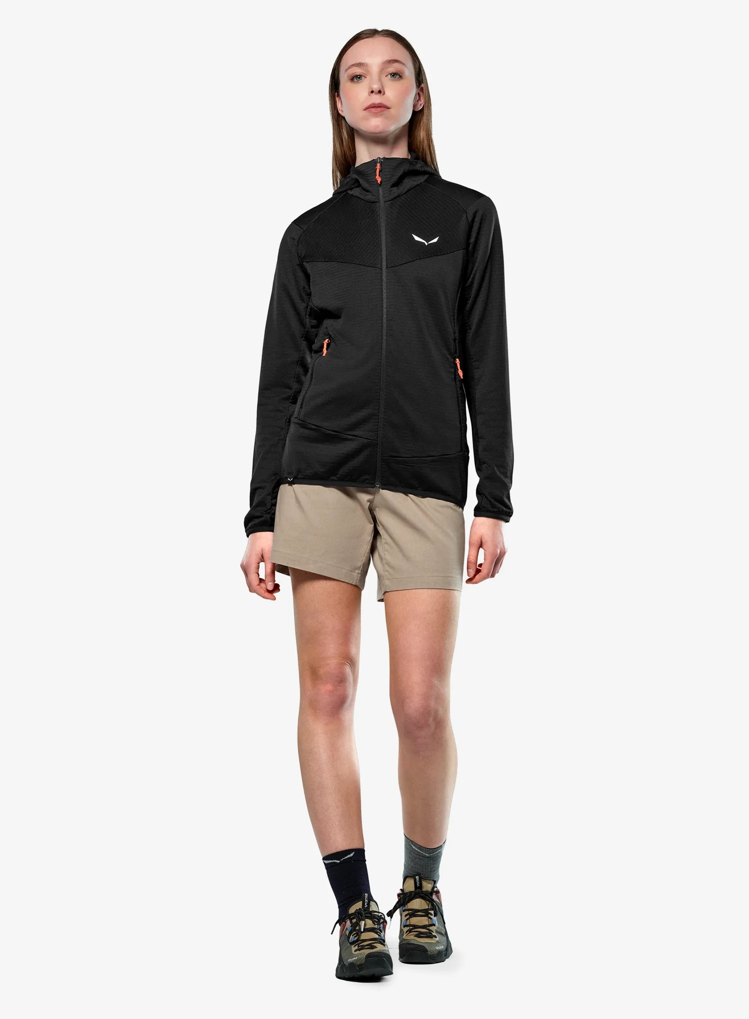 Džemperis moterims Salewa Puez Altavia PL HD Jacket - black out