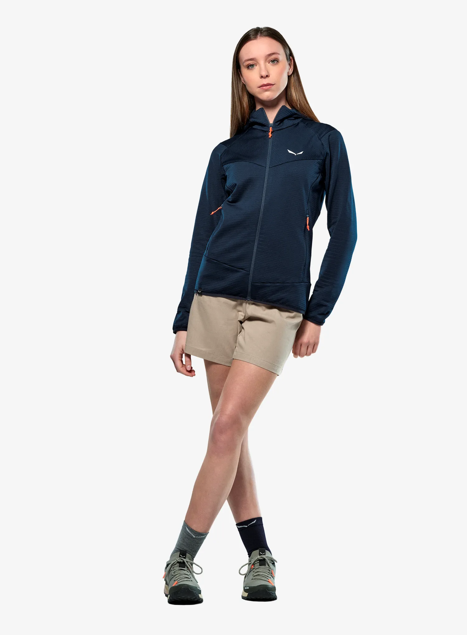 Džemperis moterims Salewa Puez Altavia PL HD Jacket - navy blazer
