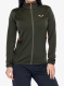 Džemperis moterims Salewa Puez Altavia PL Jacket - dark olive