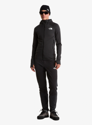 Džemperis moterims The North Face Bolt Polartec Hoodie - asphalt grey/tnf black