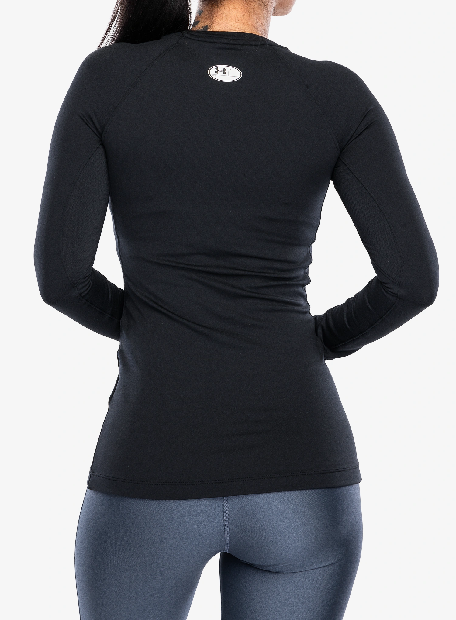 Džemperis moterims Under Armour ColdGear Authentics Crew - black/white