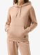 Moteriškas džemperis su gobtuvu Flov Alpena Hoodie - beige