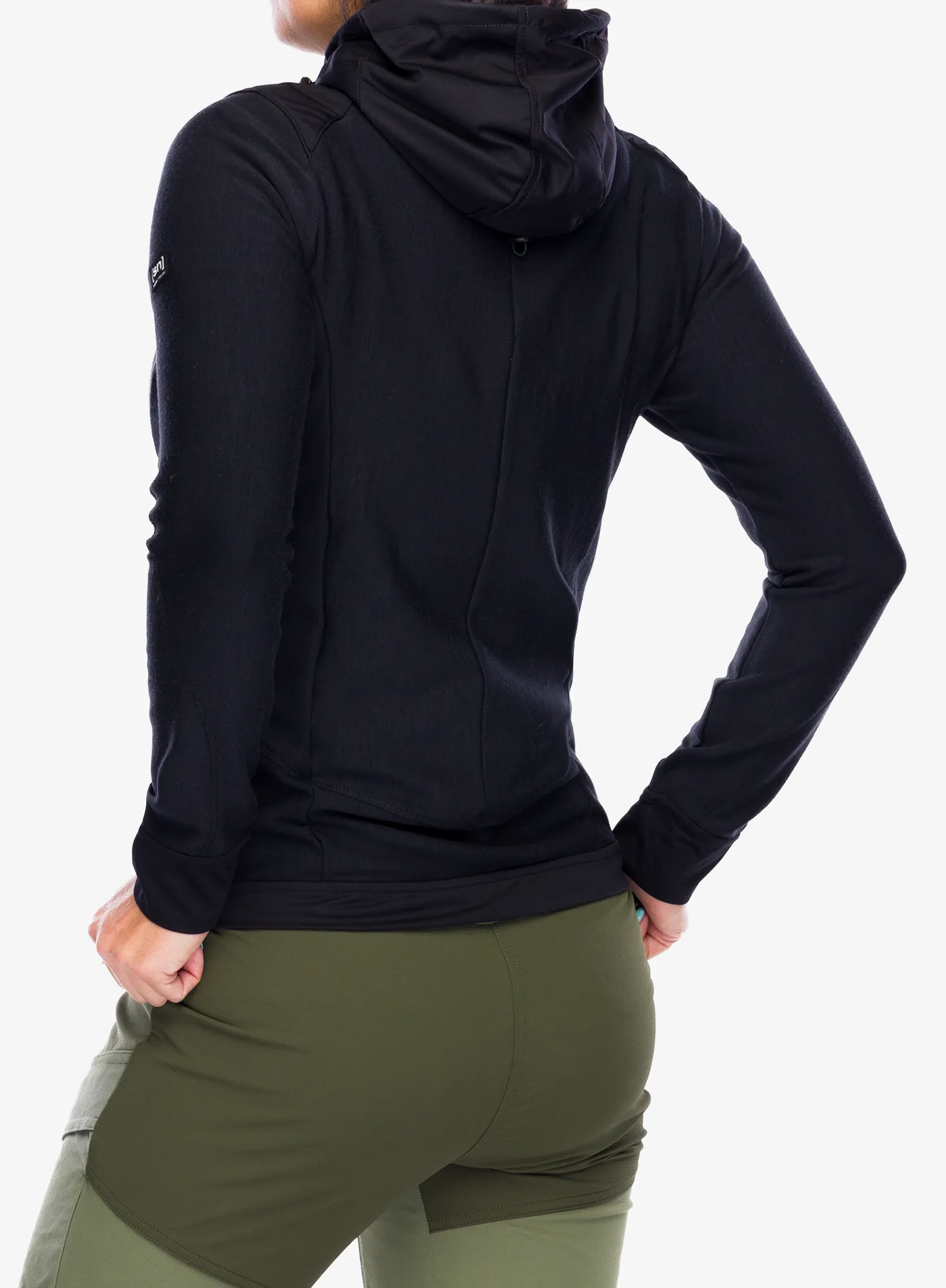 Moteriškas džemperis su gobtuvu Super.natural Adventure Hooded - jet black