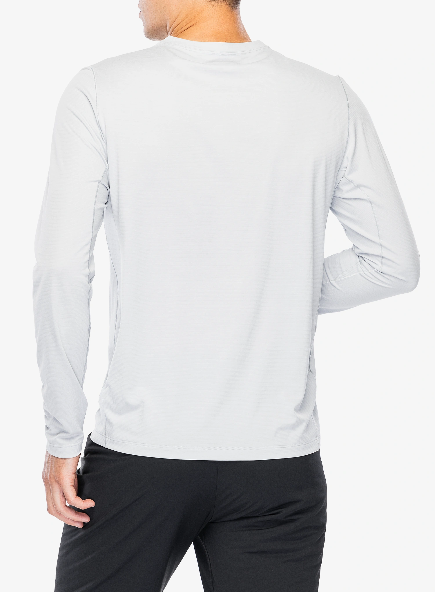 Džemperis bėgimui Arcteryx Cormac Logo LS - solitude heather/void