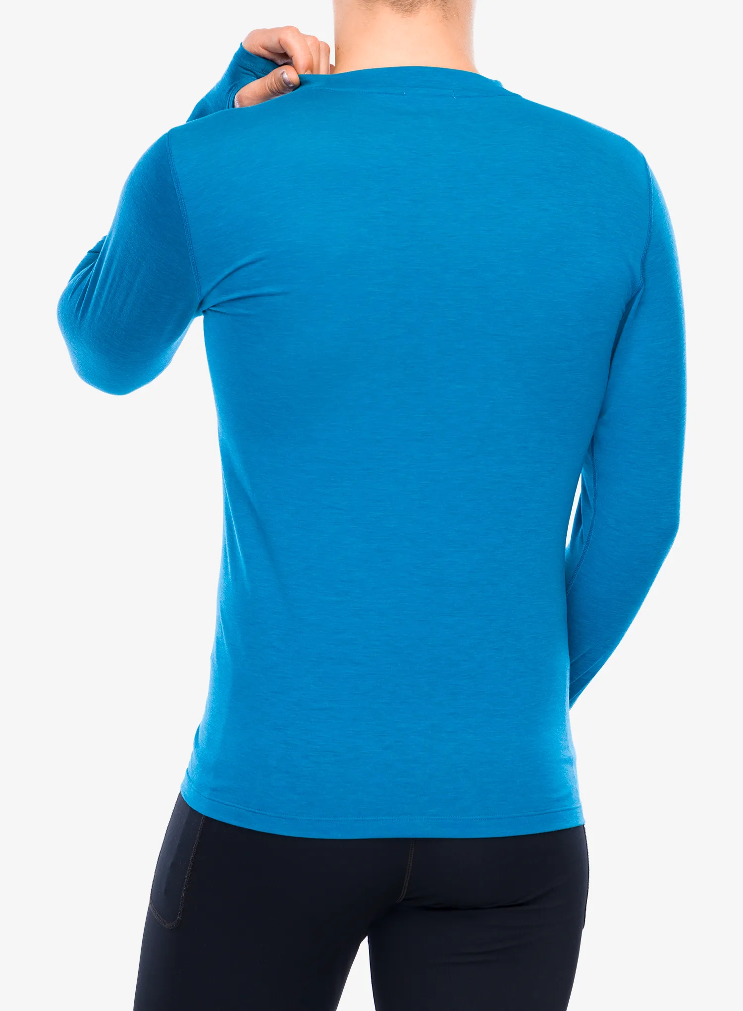 Džemperis bėgimui Brooks High Point Long Sleeve - celestial