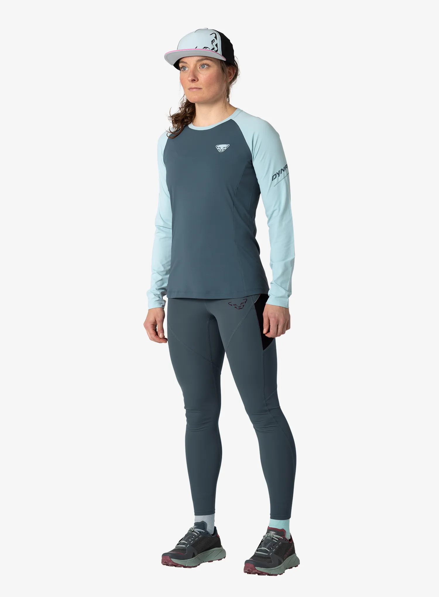 Moteriškas džemperis bėgimui Dynafit Alpine Pro L/S Tee - cloud blue