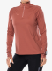 Moteriškas džemperis bėgimui Hoka GlideTech Quarter Zip - rouge