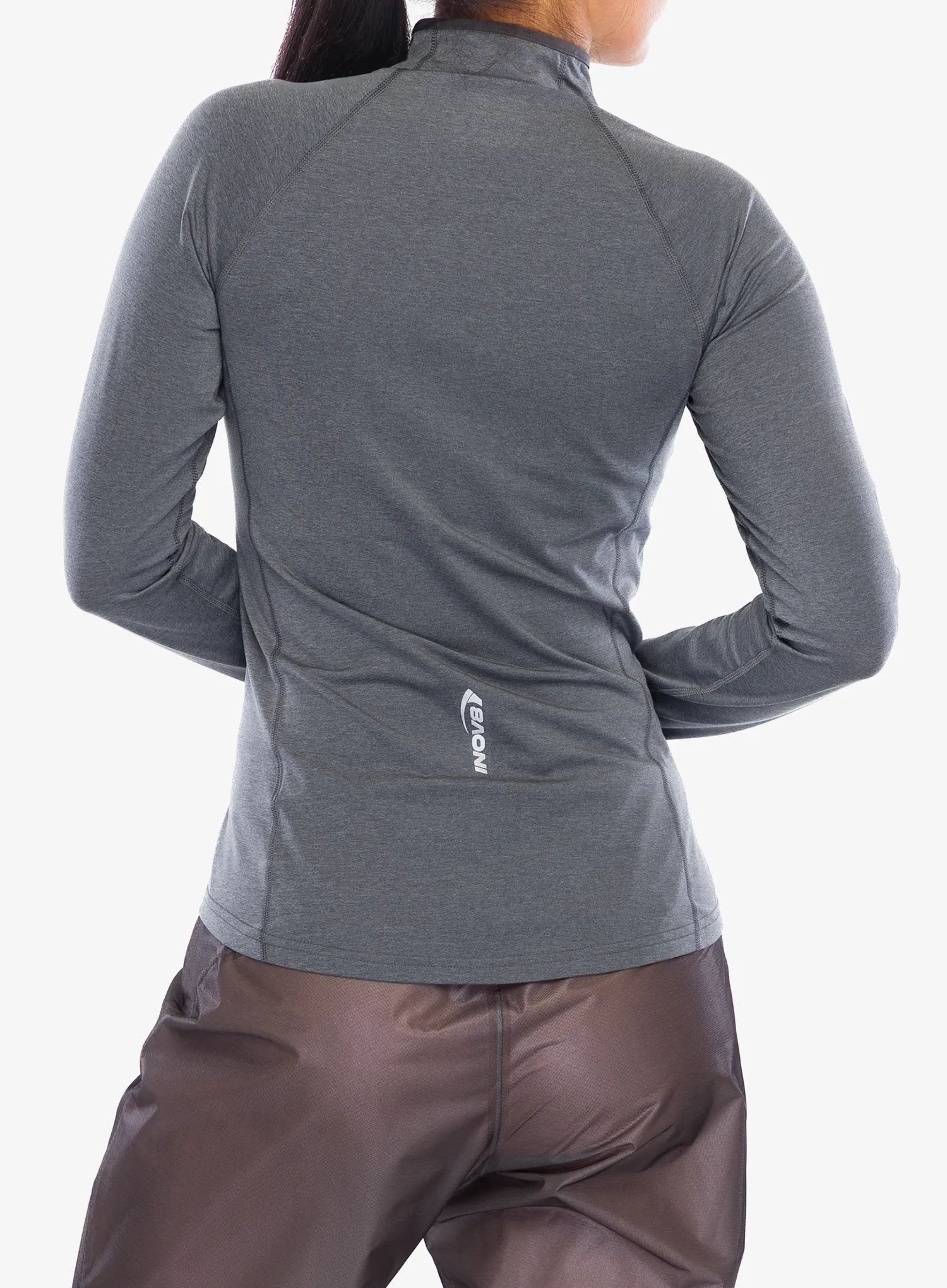 Moteriškas džemperis bėgimui Inov-8 Active HZ Midlayer - grey