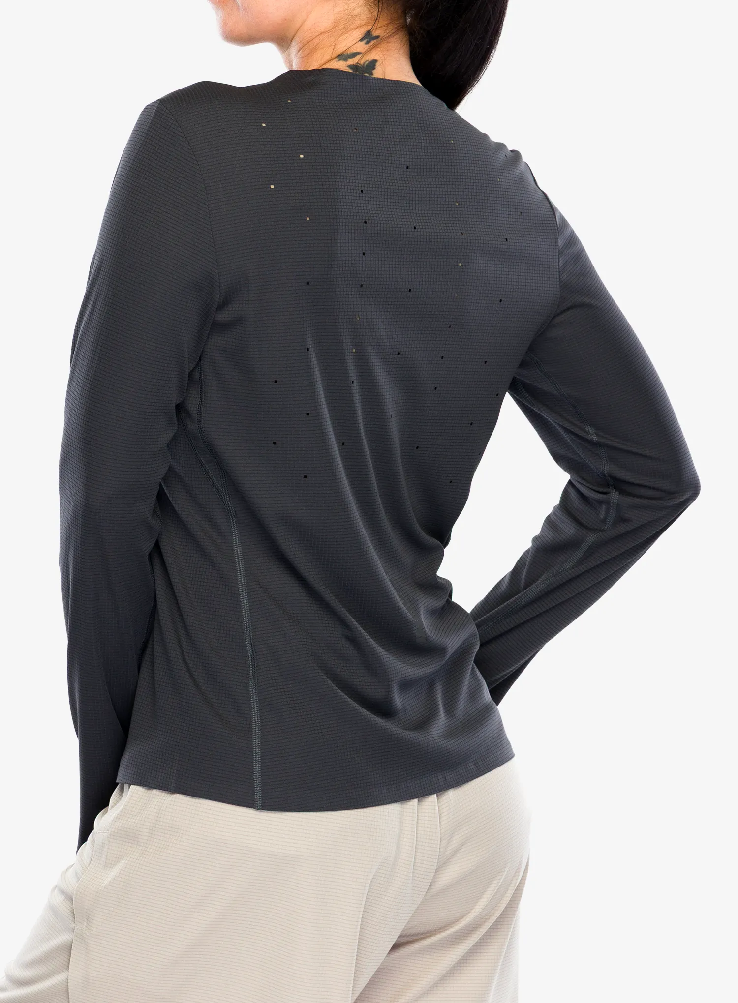 Moteriškas džemperis bėgimui Inov-8 Airlite Pro Long Sleeve T-Shirt - black