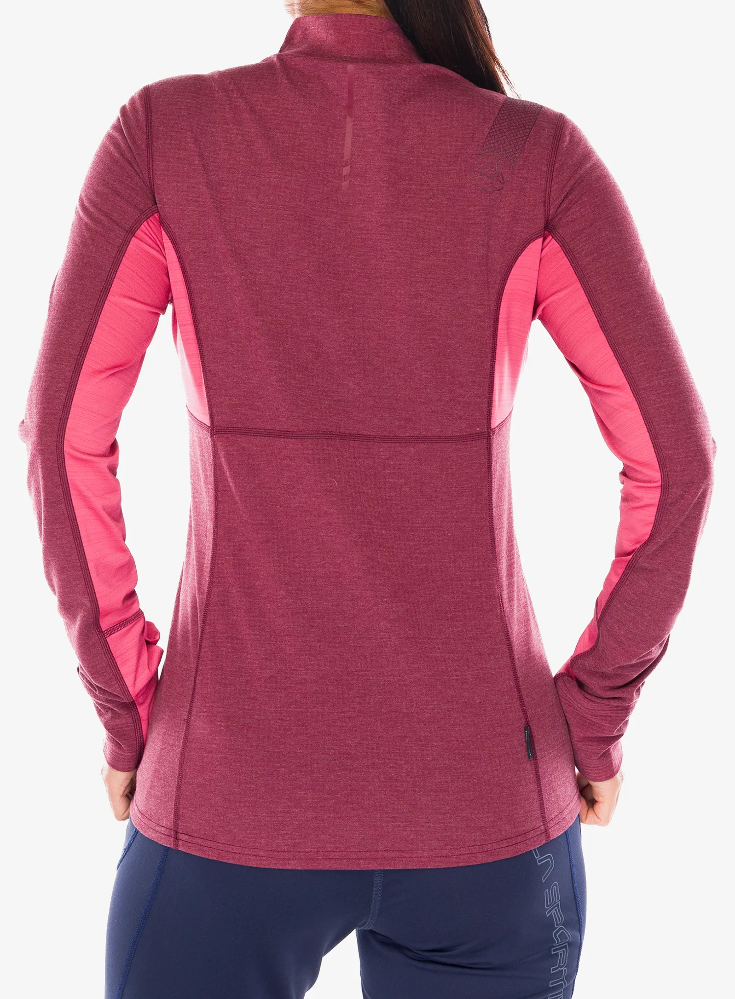 Moteriškas džemperis bėgimui La Sportiva Swift Long Sleeve - redwood/rosebay