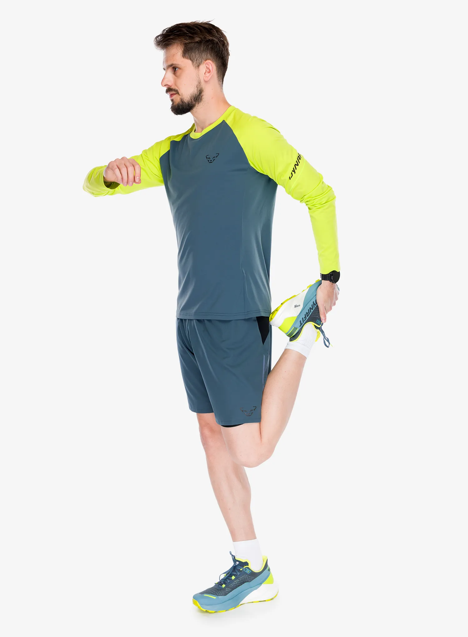 Džemperis bėgimui Dynafit Alpine Pro L/S Tee - ultra yellow