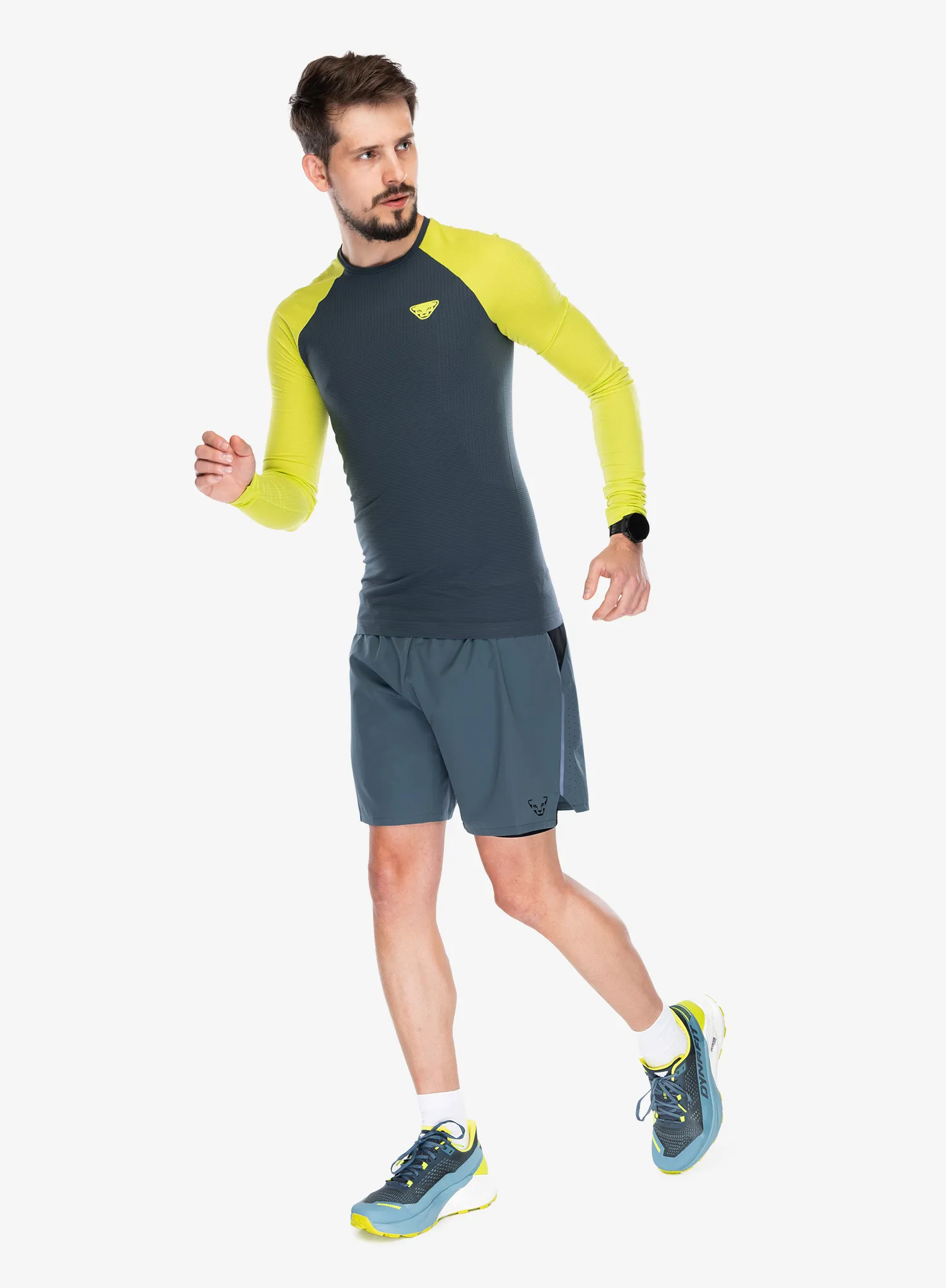 Džemperis bėgimui Dynafit Ultra S-Tech L/S Tee - ultra yellow