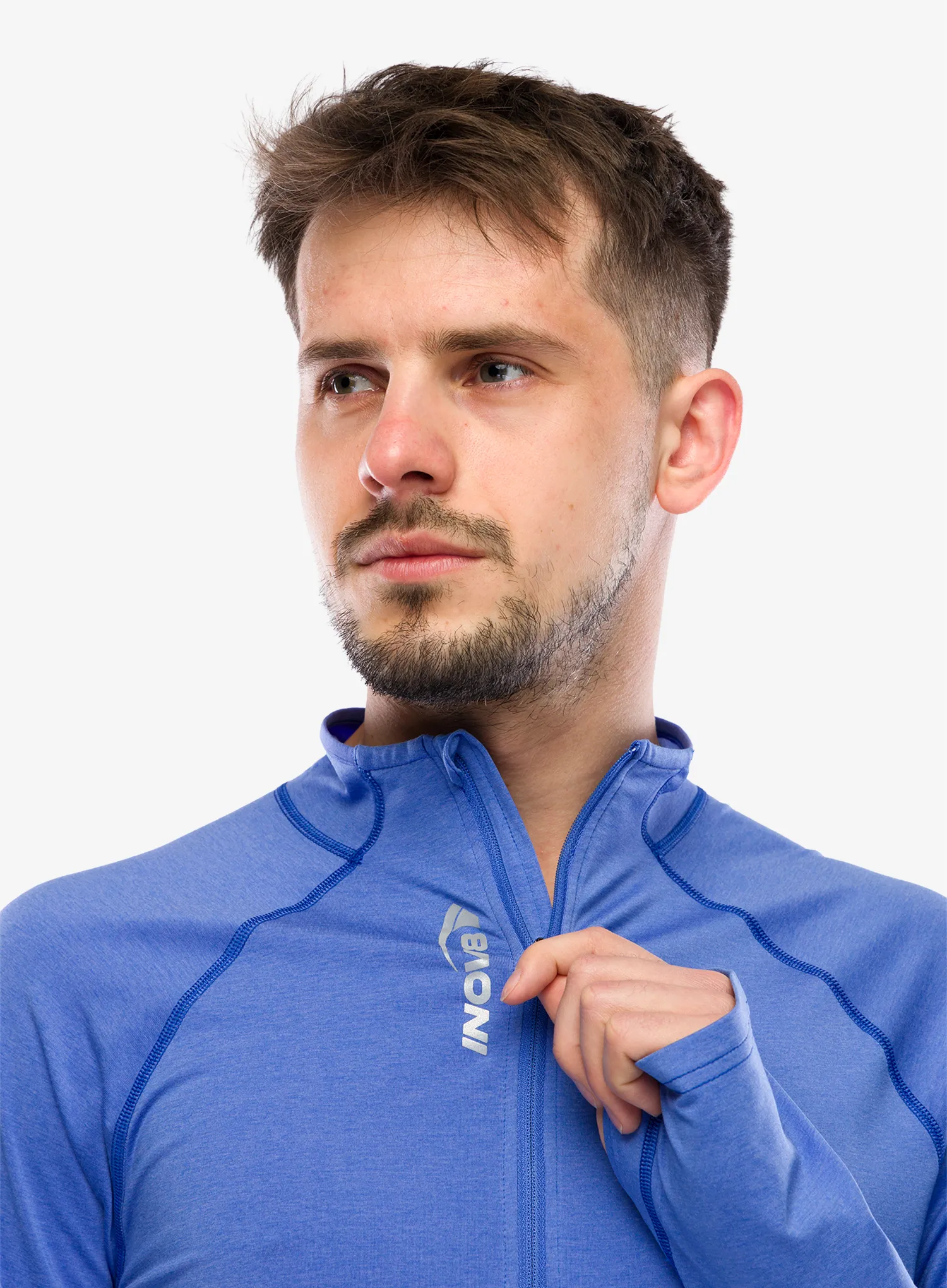 Džemperis bėgimui Inov-8 Active HZ Midlayer - blue