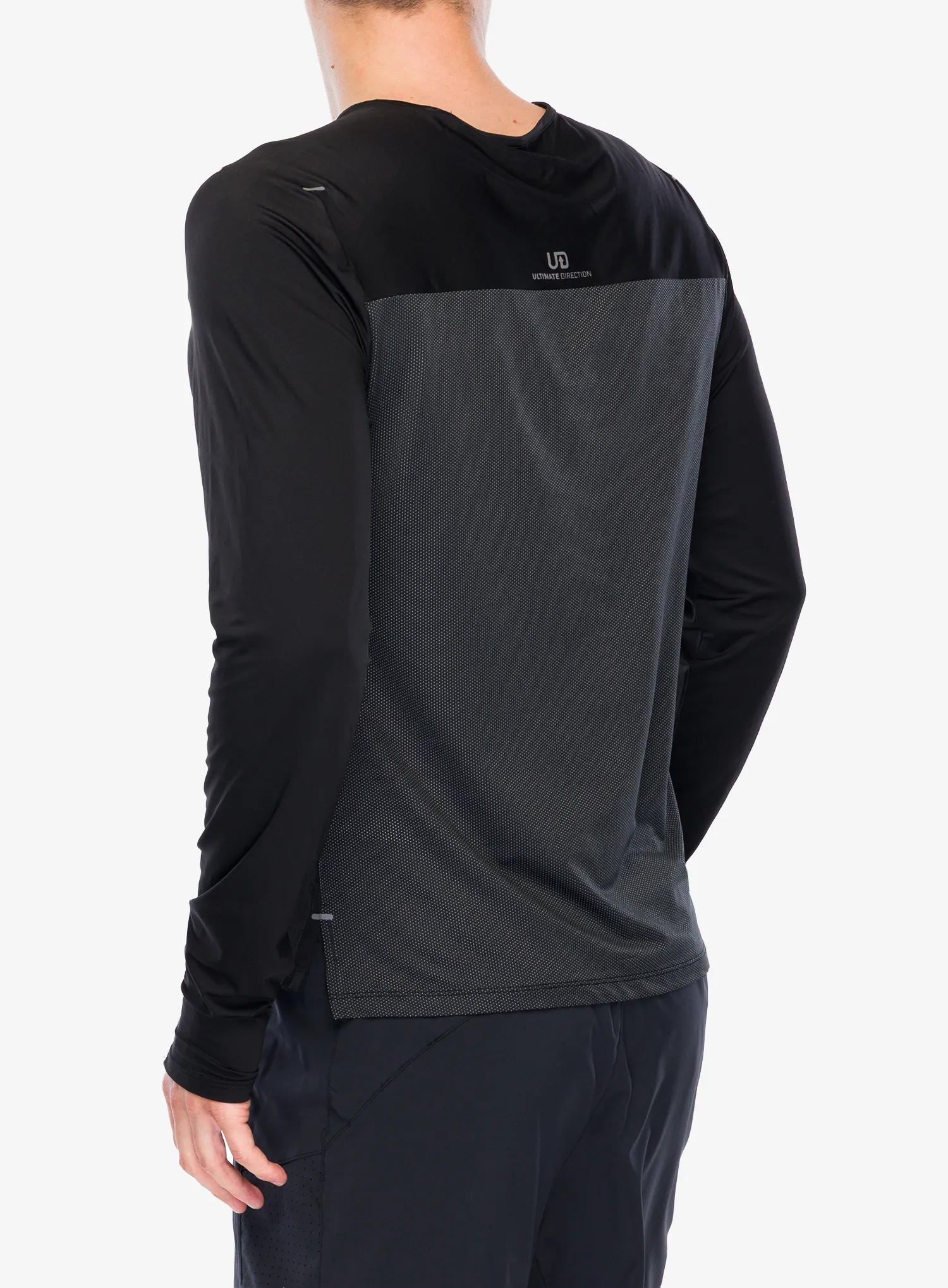Džemperis bėgimui Ultimate Direction Cirriform Long Sleeve Tee - onyx