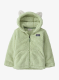 Vaikiškas džemperis Patagonia Baby Furry Friends Hoody - lichen green