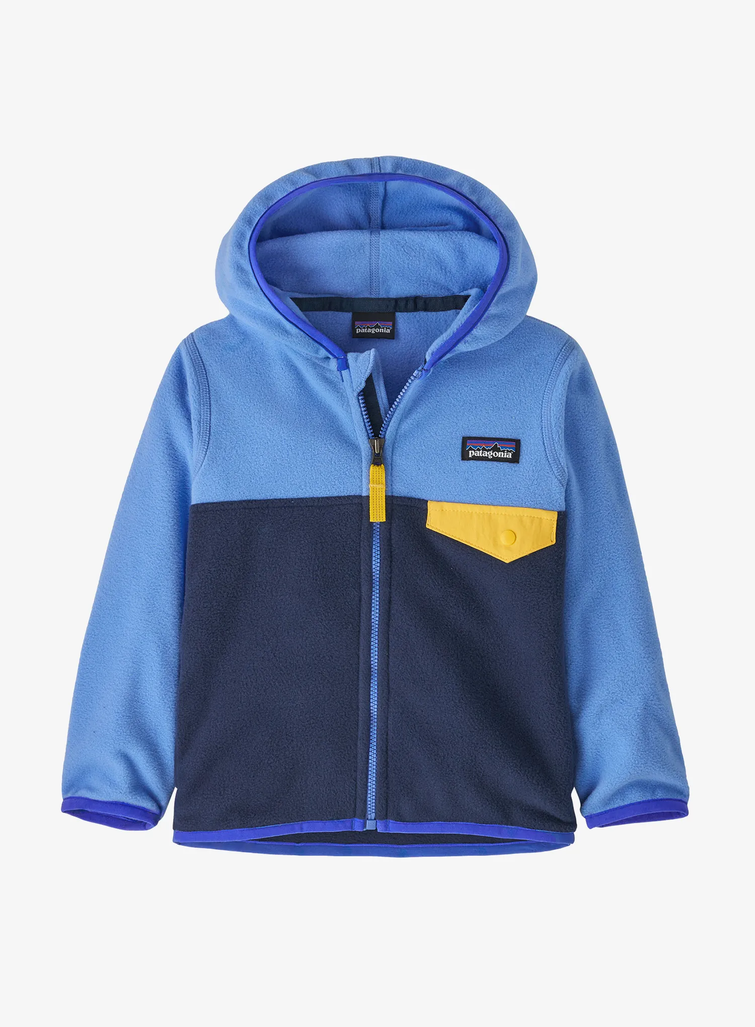 Vaikiškas džemperis Patagonia Baby Micro D Snap-T Jacket - new navy/abundant blue