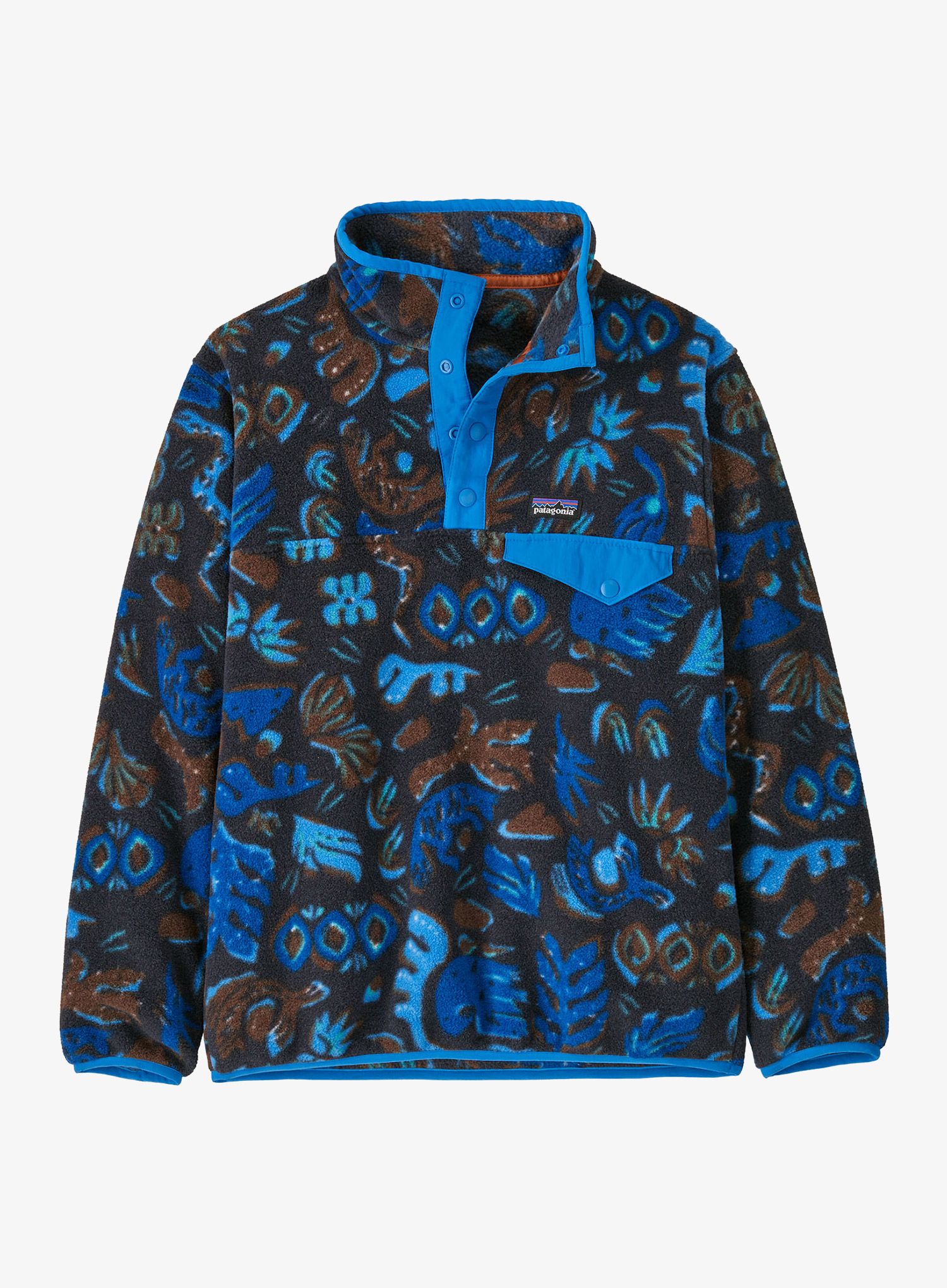 Vaikiškas džemperis Patagonia LW Synchilla Snap-T Pullover - across oceans pitch blue