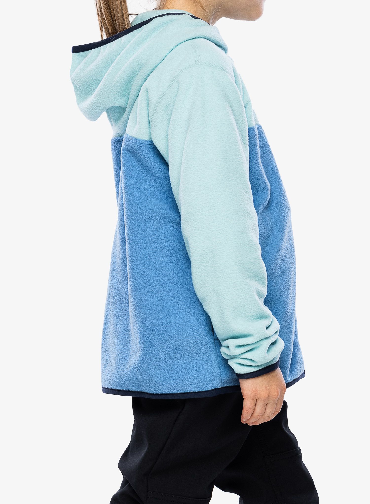 Vaikiškas džemperis Patagonia Micro D Snap-T Jacket - blue bird