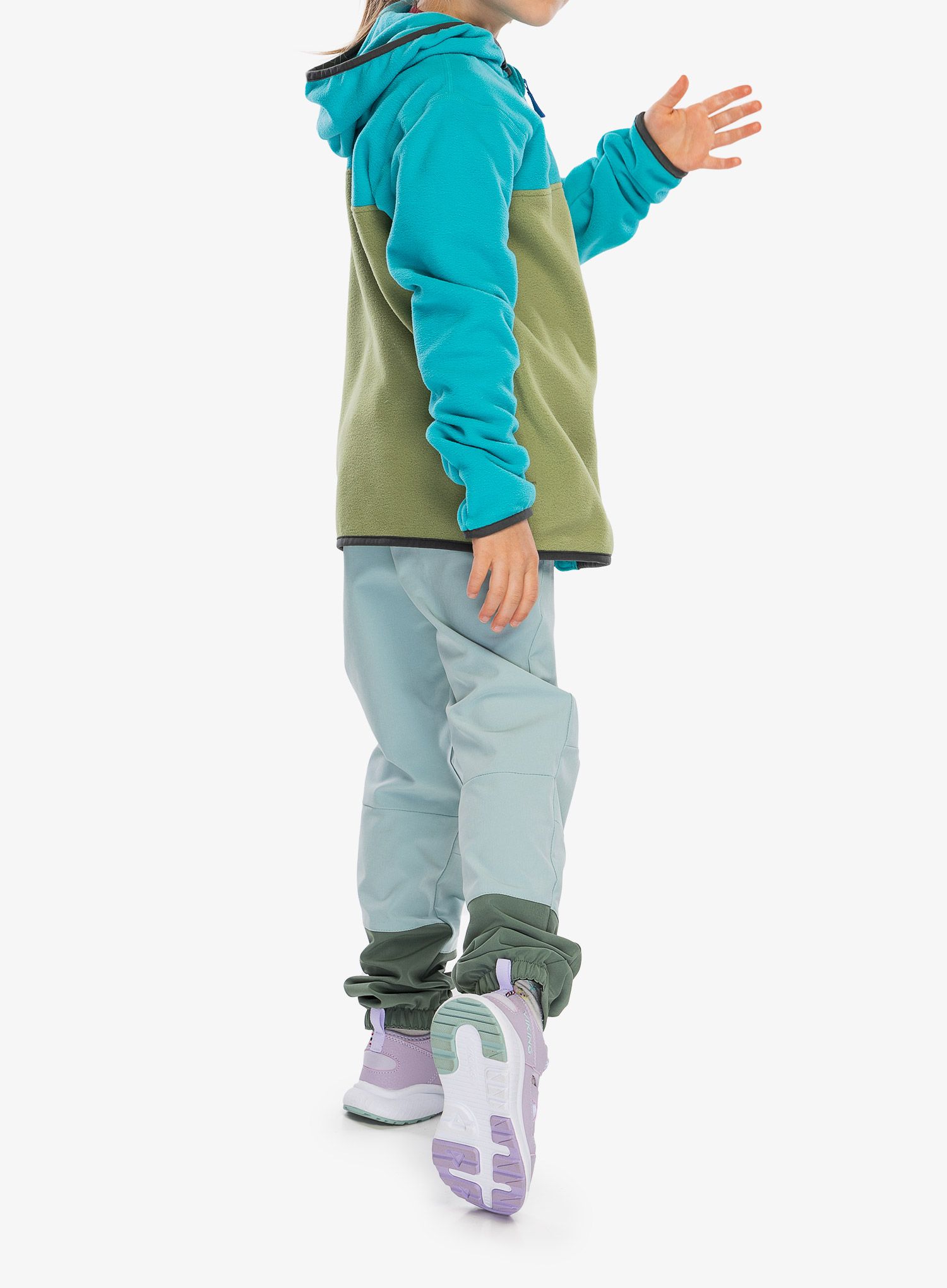 Vaikiškas džemperis Patagonia Micro D Snap-T Jacket - buckhorn green