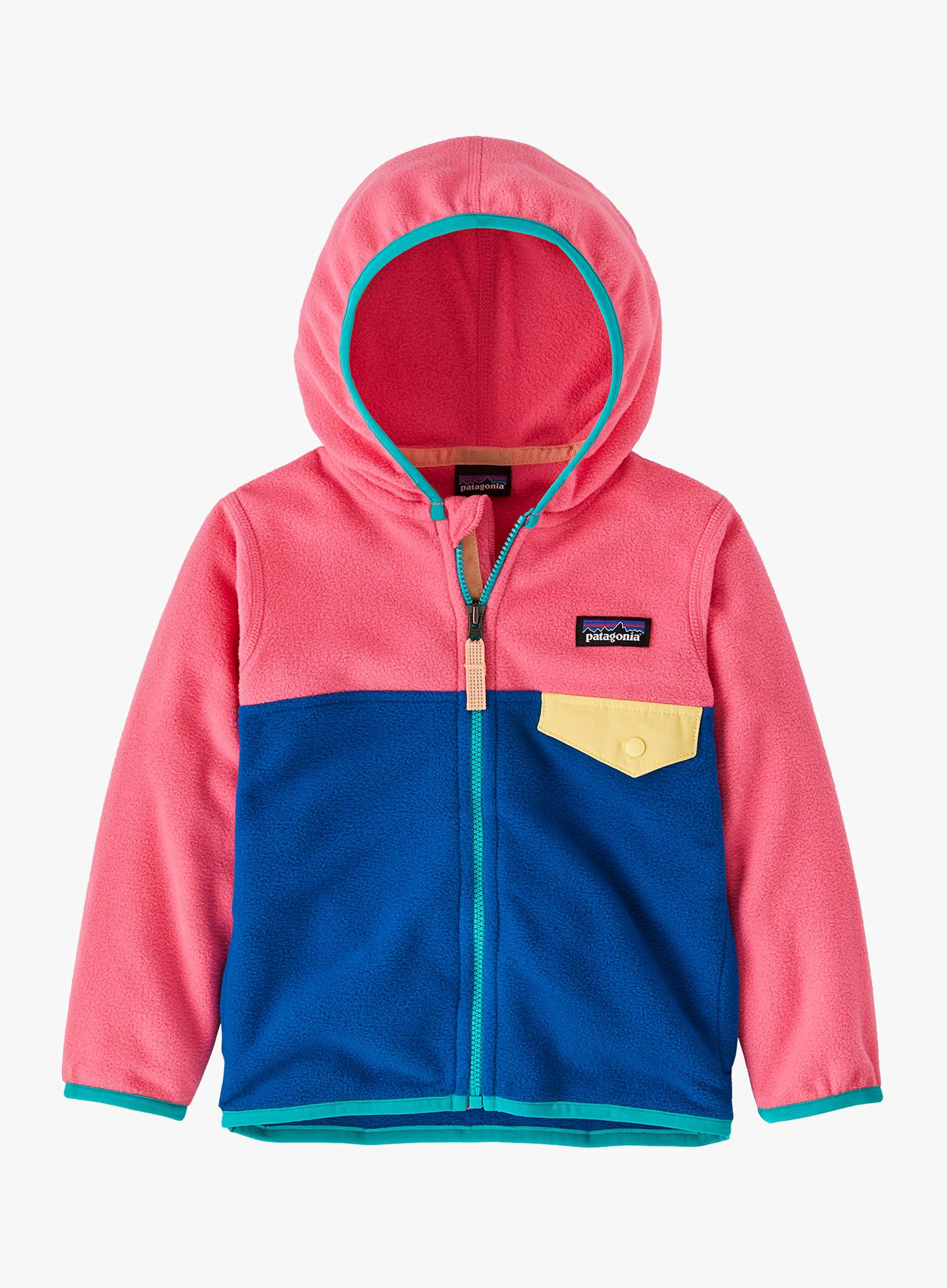 Vaikiškas džemperis Patagonia Micro D Snap-T Jacket - endless blue