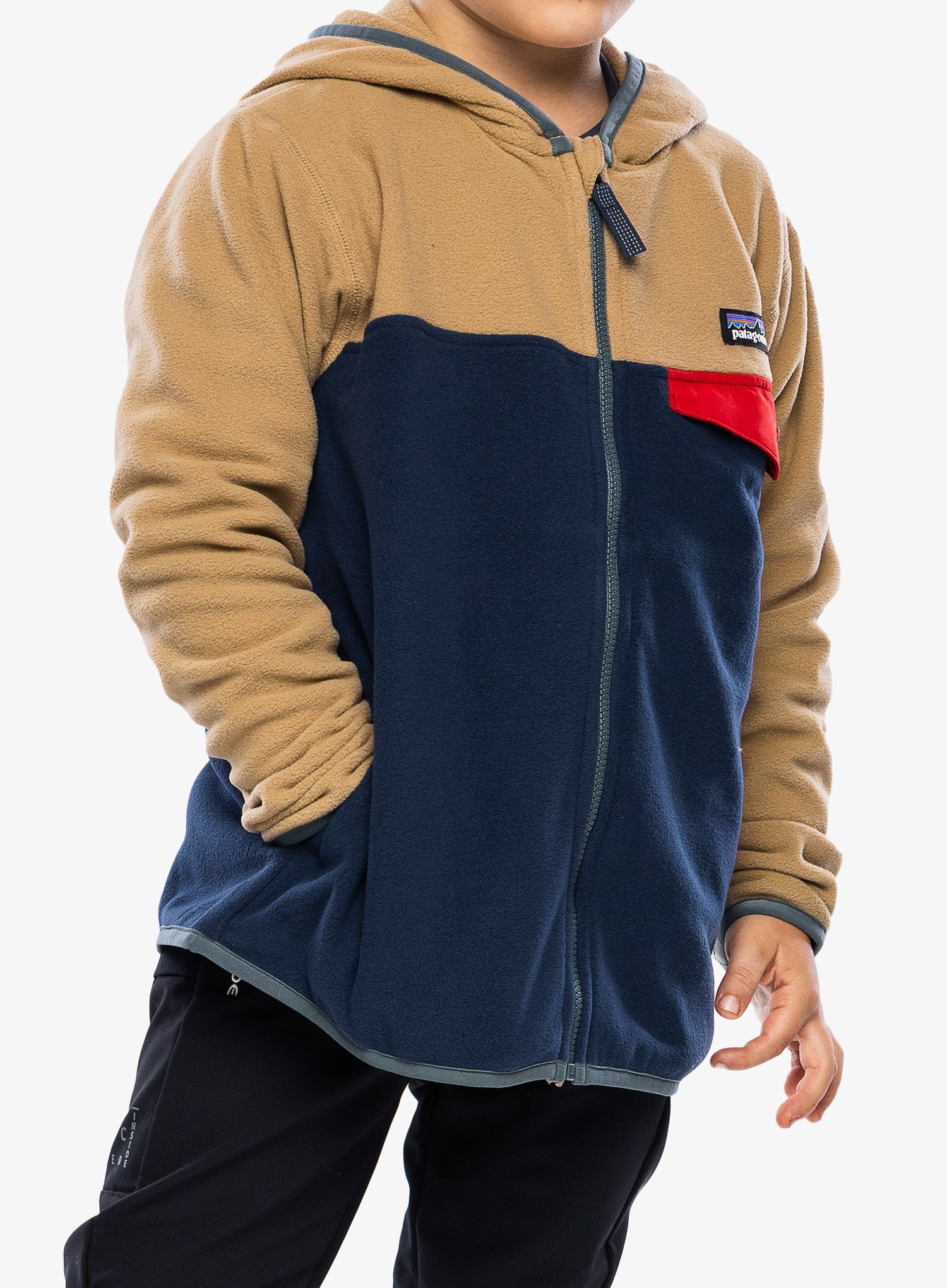 Vaikiškas džemperis Patagonia Micro D Snap-T Jacket - new navy/grayling brown