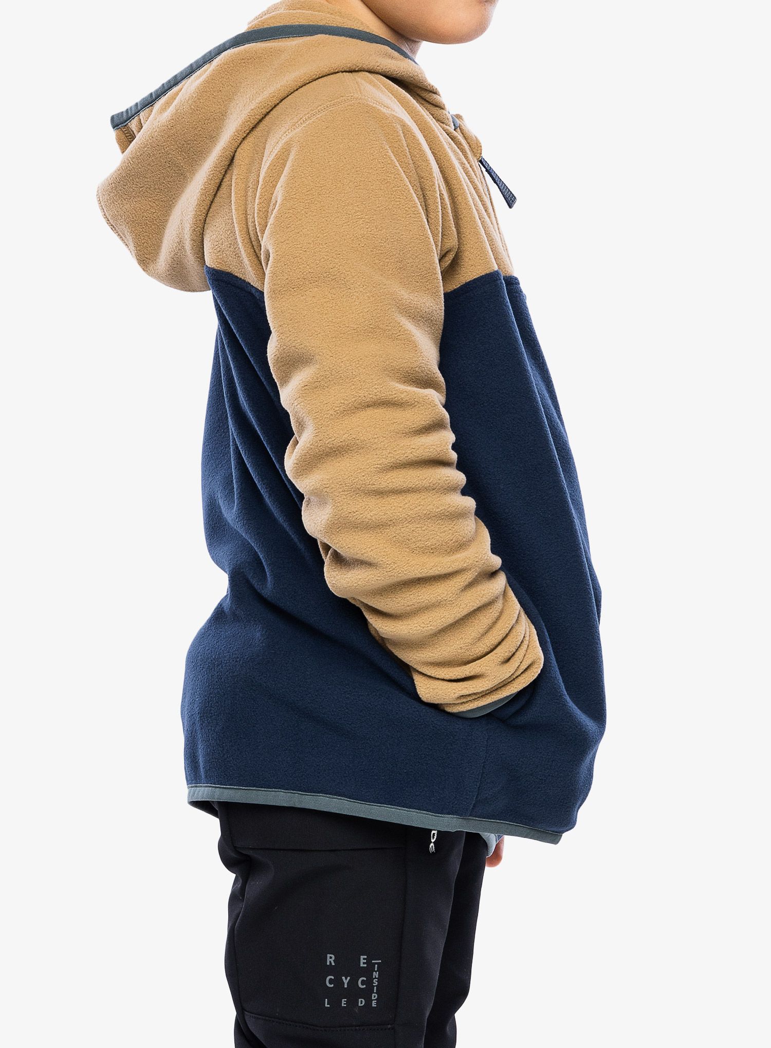 Vaikiškas džemperis Patagonia Micro D Snap-T Jacket - new navy/grayling brown