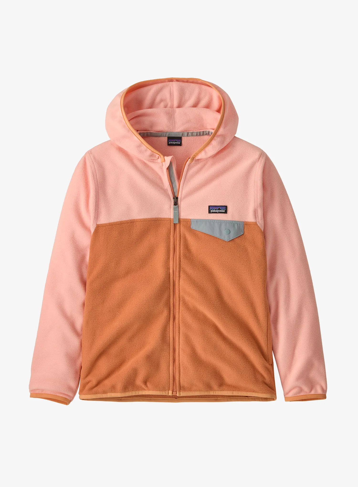 Vaikiškas džemperis Patagonia Micro D Snap-T Jacket - rock melon