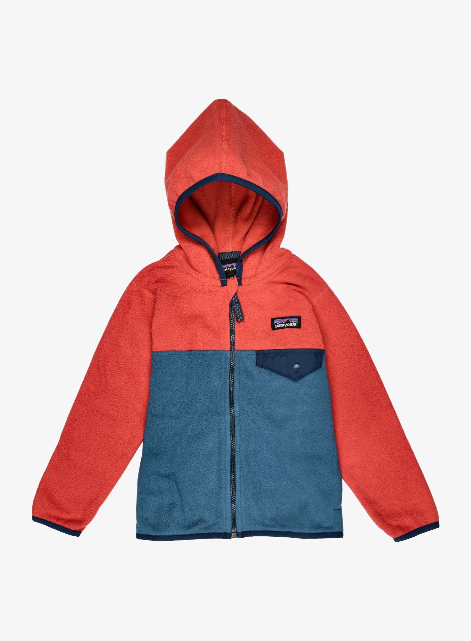 Vaikiškas džemperis Patagonia Micro D Snap-T Jacket - wavy blue