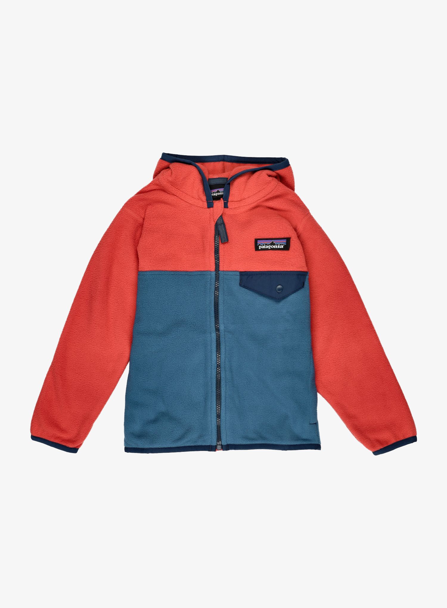 Vaikiškas džemperis Patagonia Micro D Snap-T Jacket - wavy blue