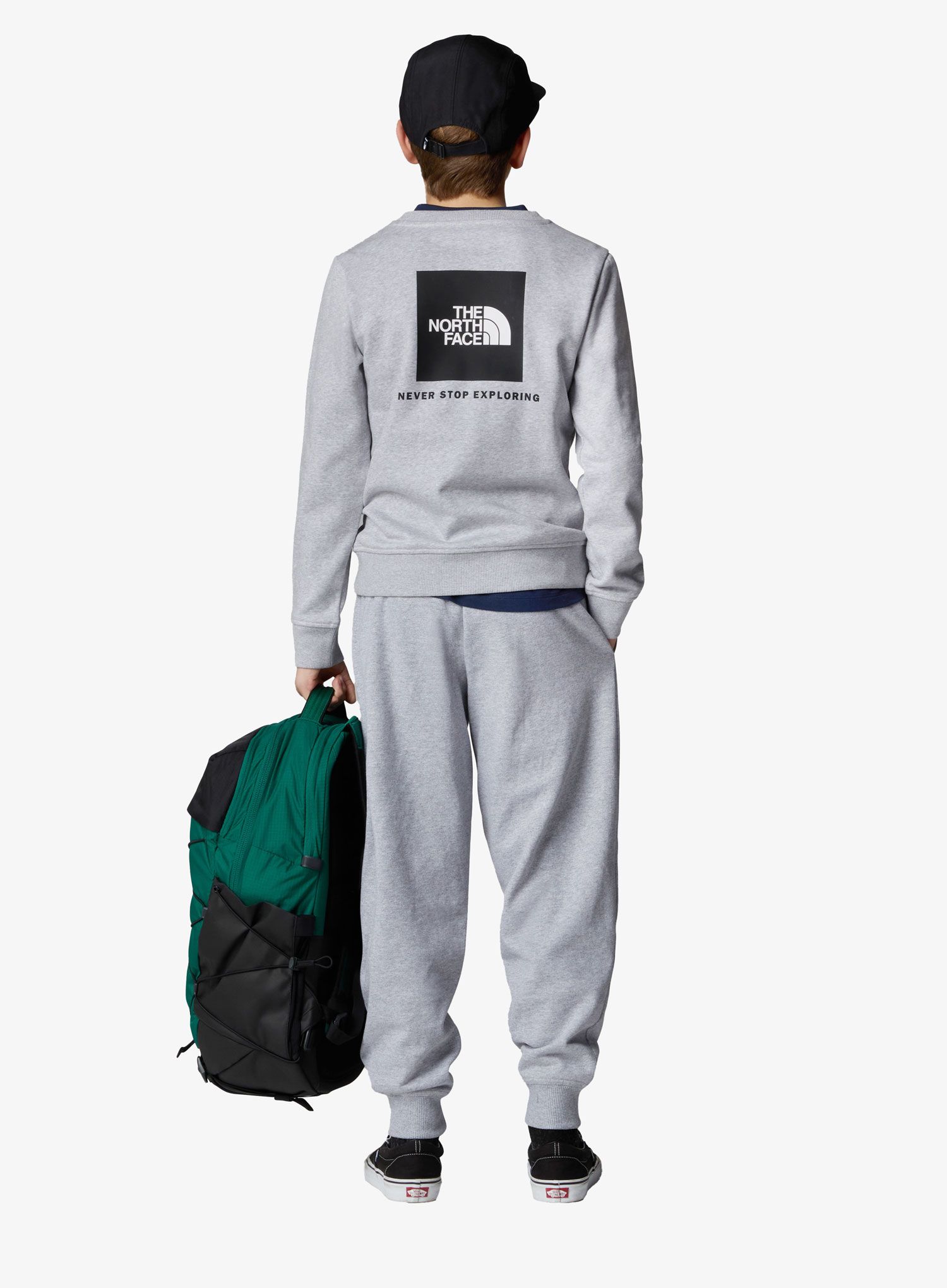 Vaikiškas džemperis The North Face Redbox Regular Crew - tnf light grey heather