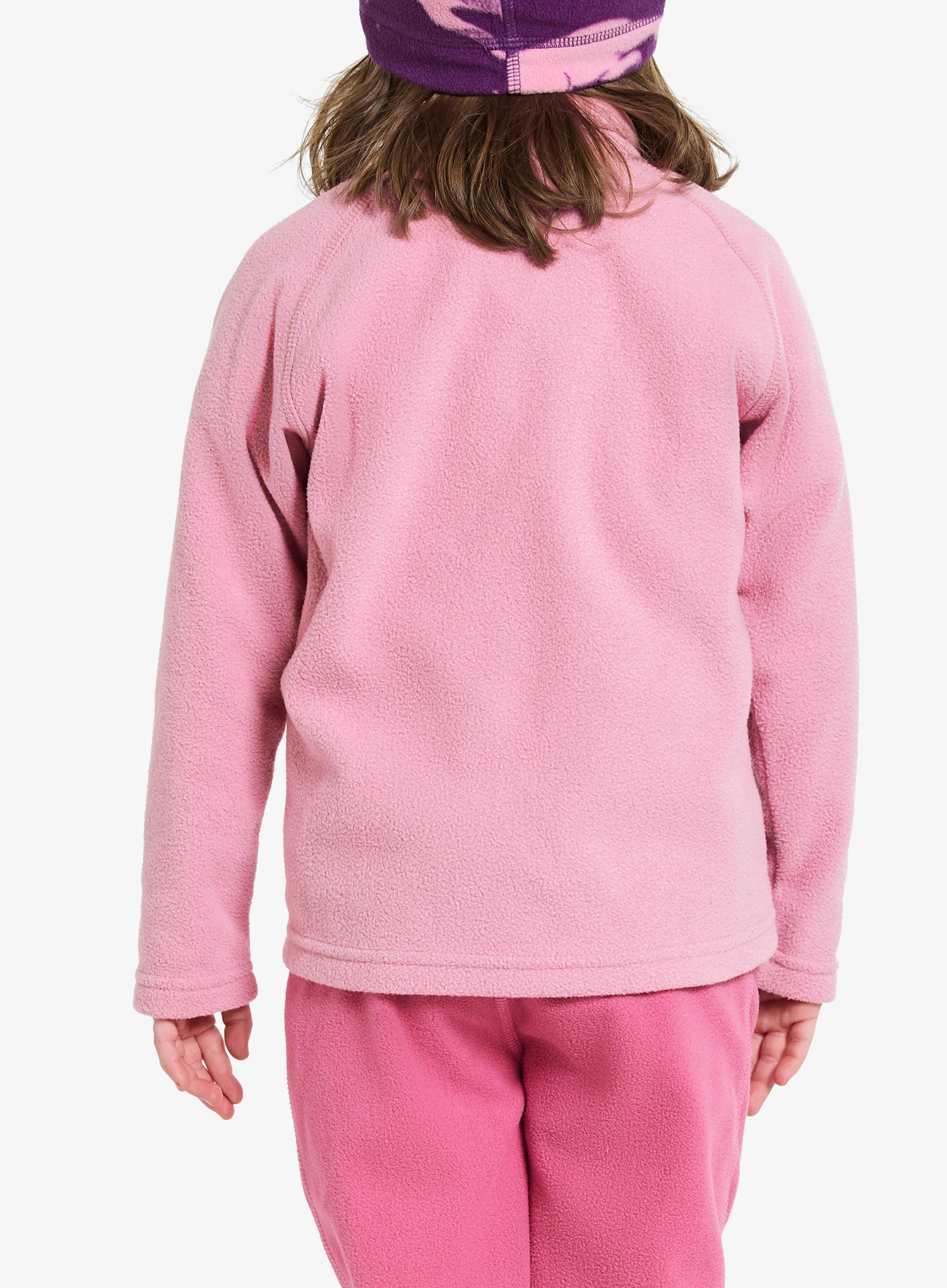 Džemperis mergaitėms Didriksons Monte Full Zip - light heather pink